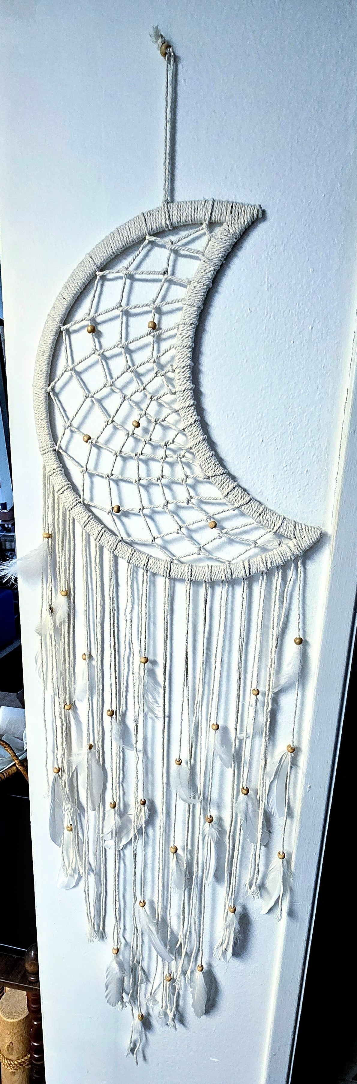 Macrame Moon Dreamcatcher