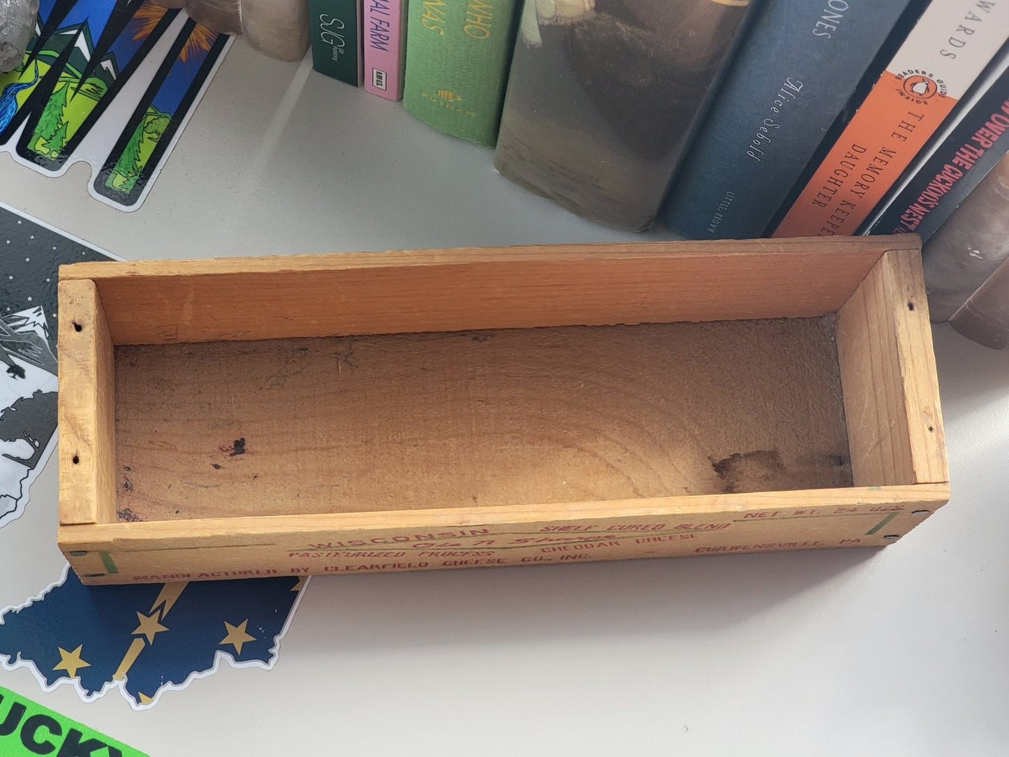 1950's Wisconsin Cheddar Cheese box - Smash's Stashes