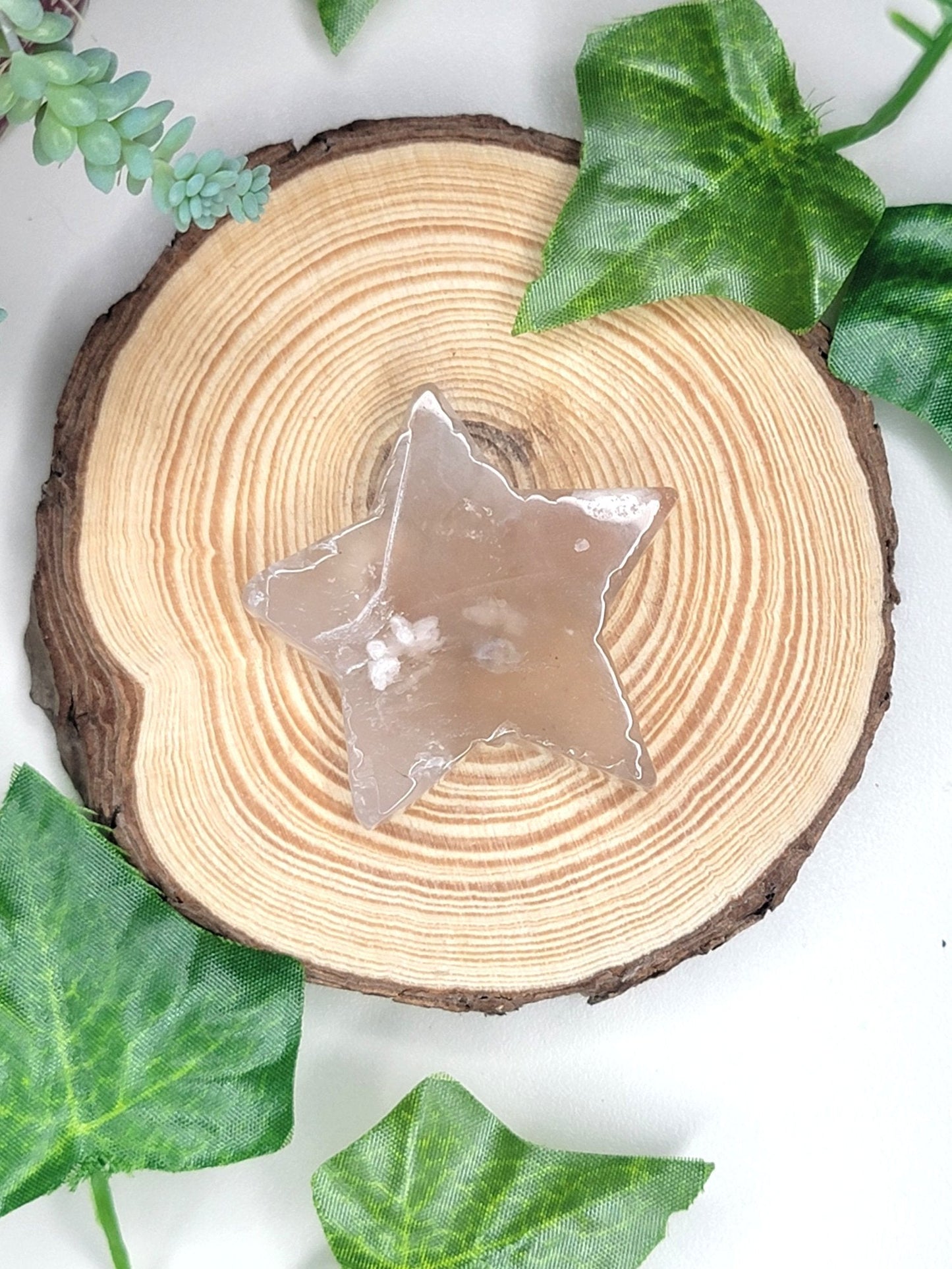 2" Druzy Flower Chalcedony Star - Smash's Stashes