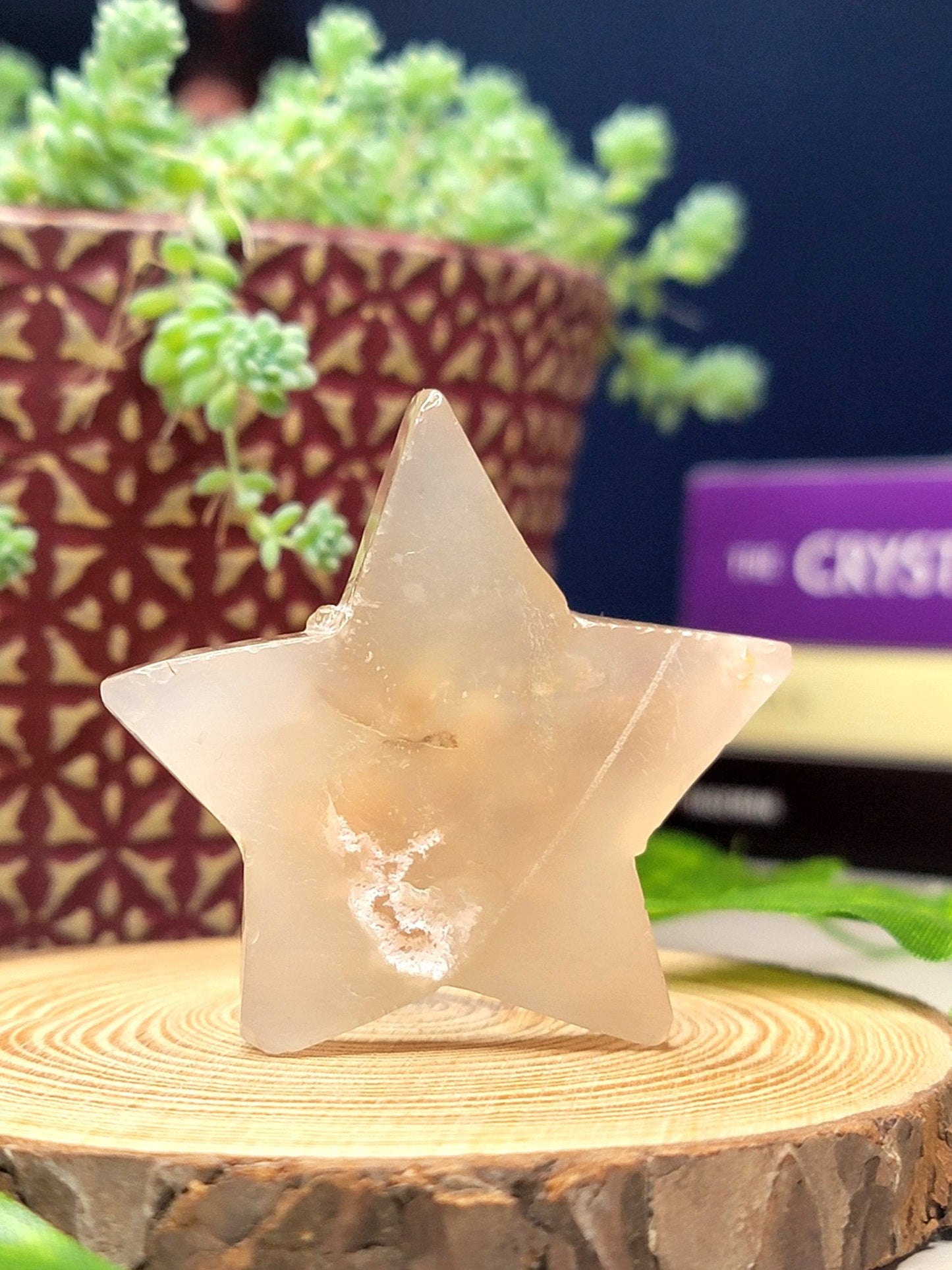 2" Druzy Flower Chalcedony Star - Smash's Stashes