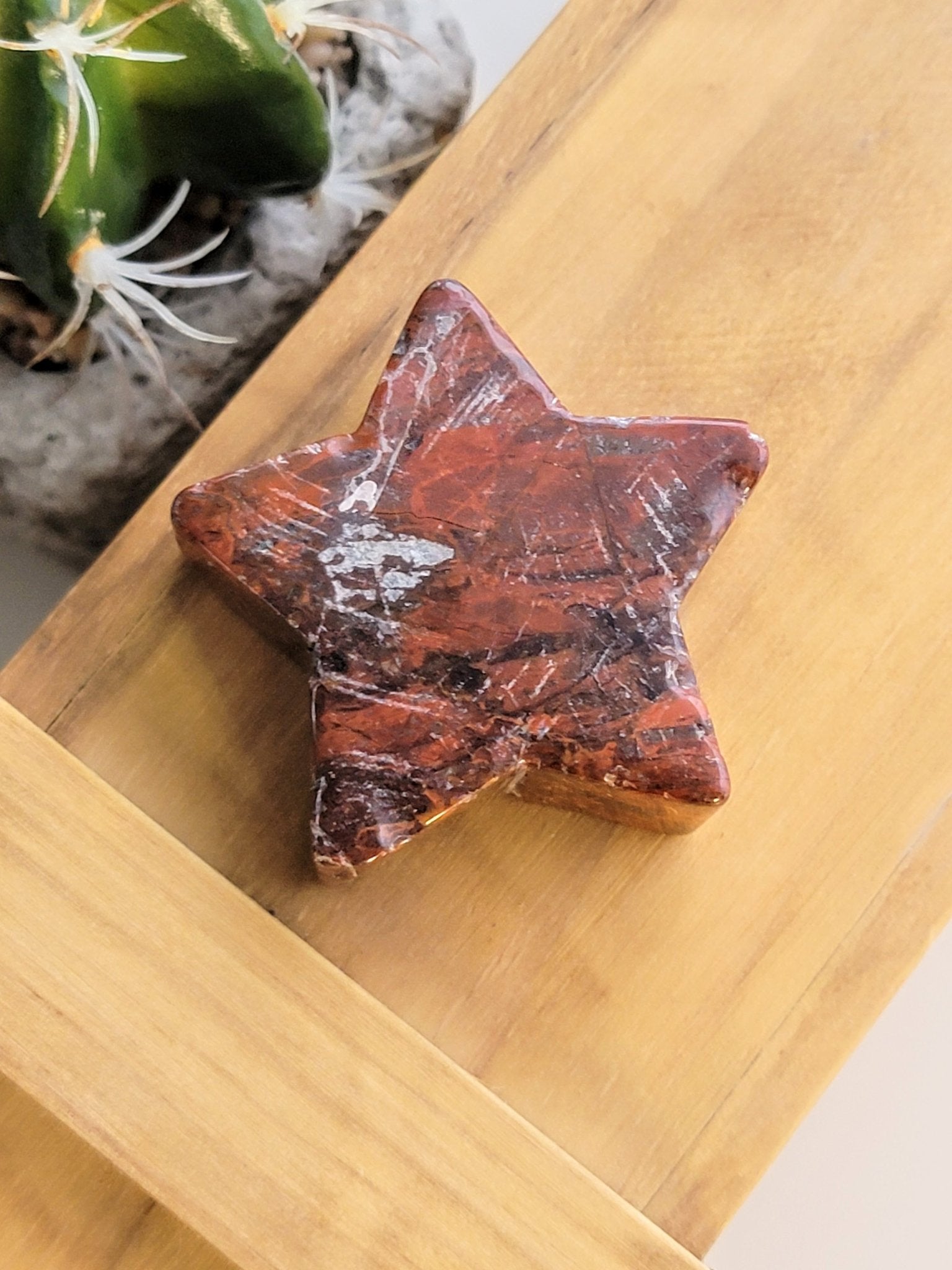2" Red Jasper Star - Smash's Stashes