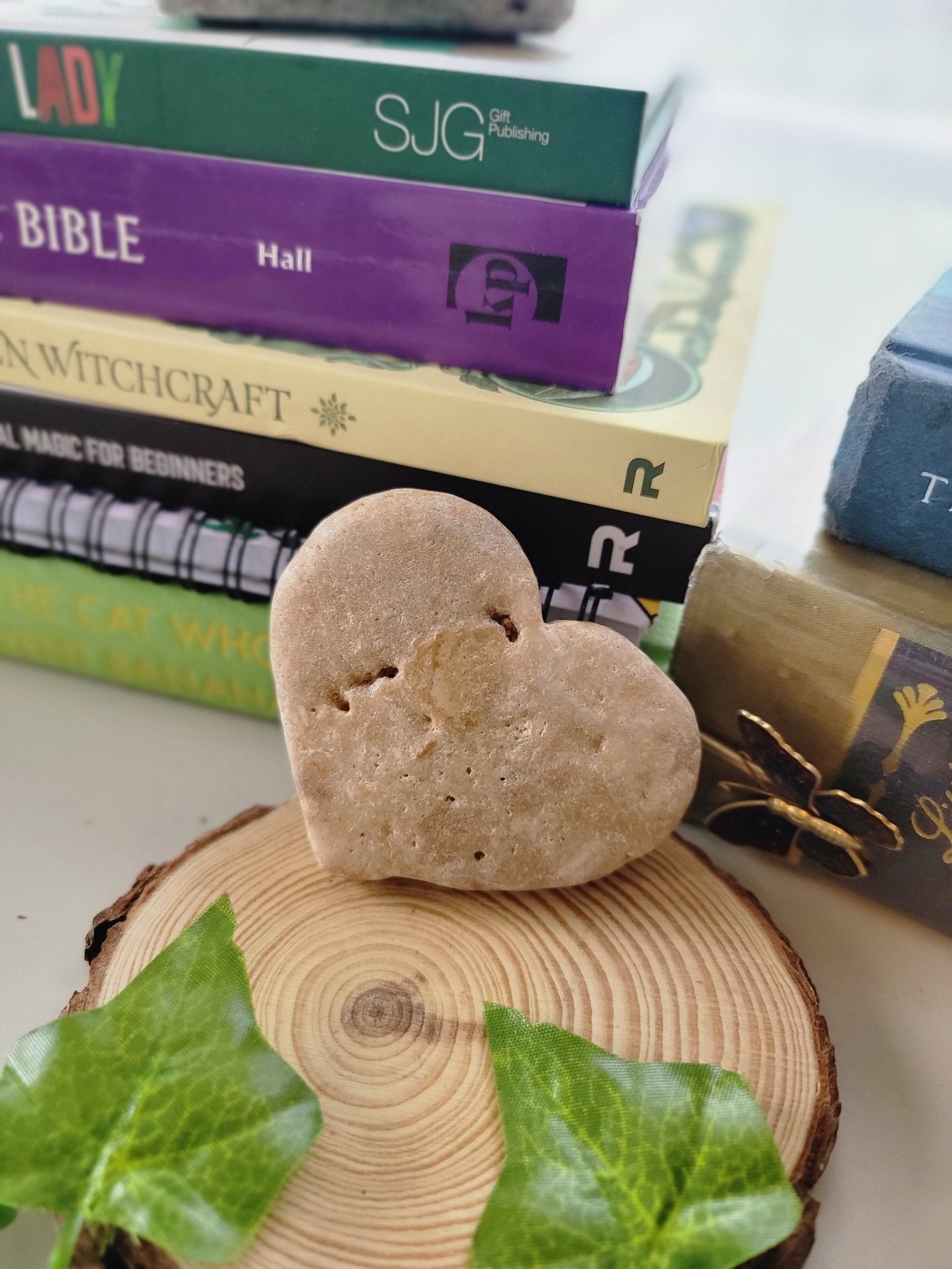 2.75" Rough Chalcedony Heart - Smash's Stashes