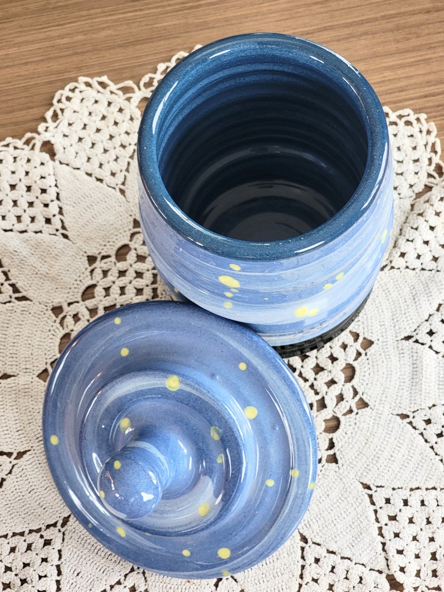 Art Deco Container with Lid - Smash's Stashes