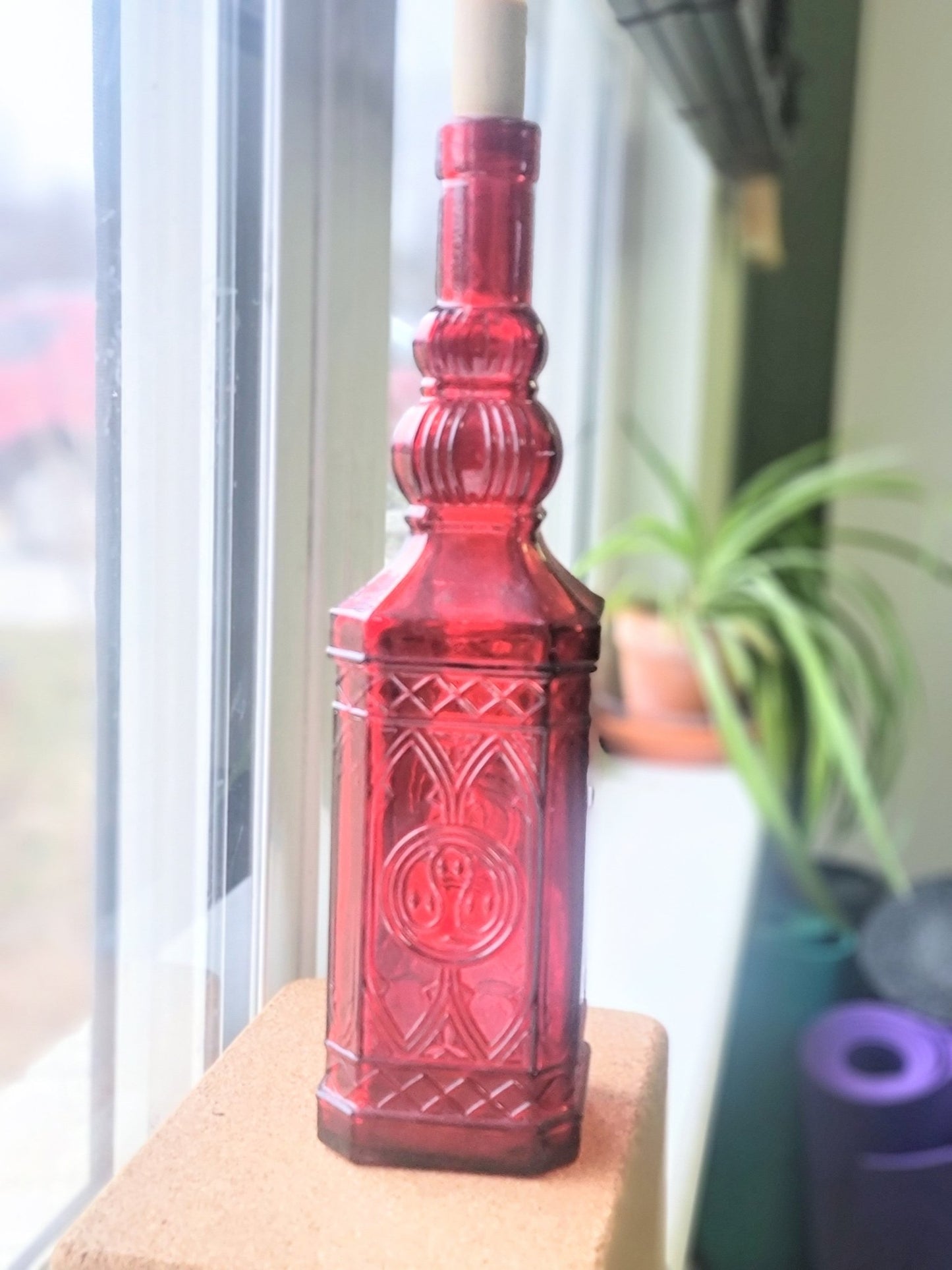 Avon Strawberry Glass Bottle - Smash's Stashes