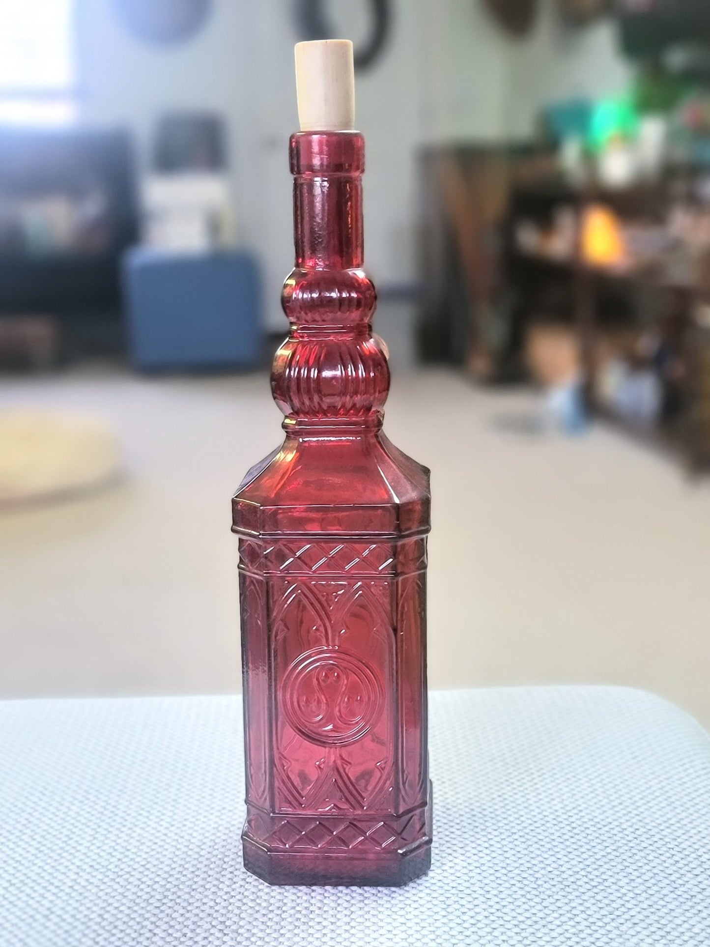 Avon Strawberry Glass Bottle - Smash's Stashes