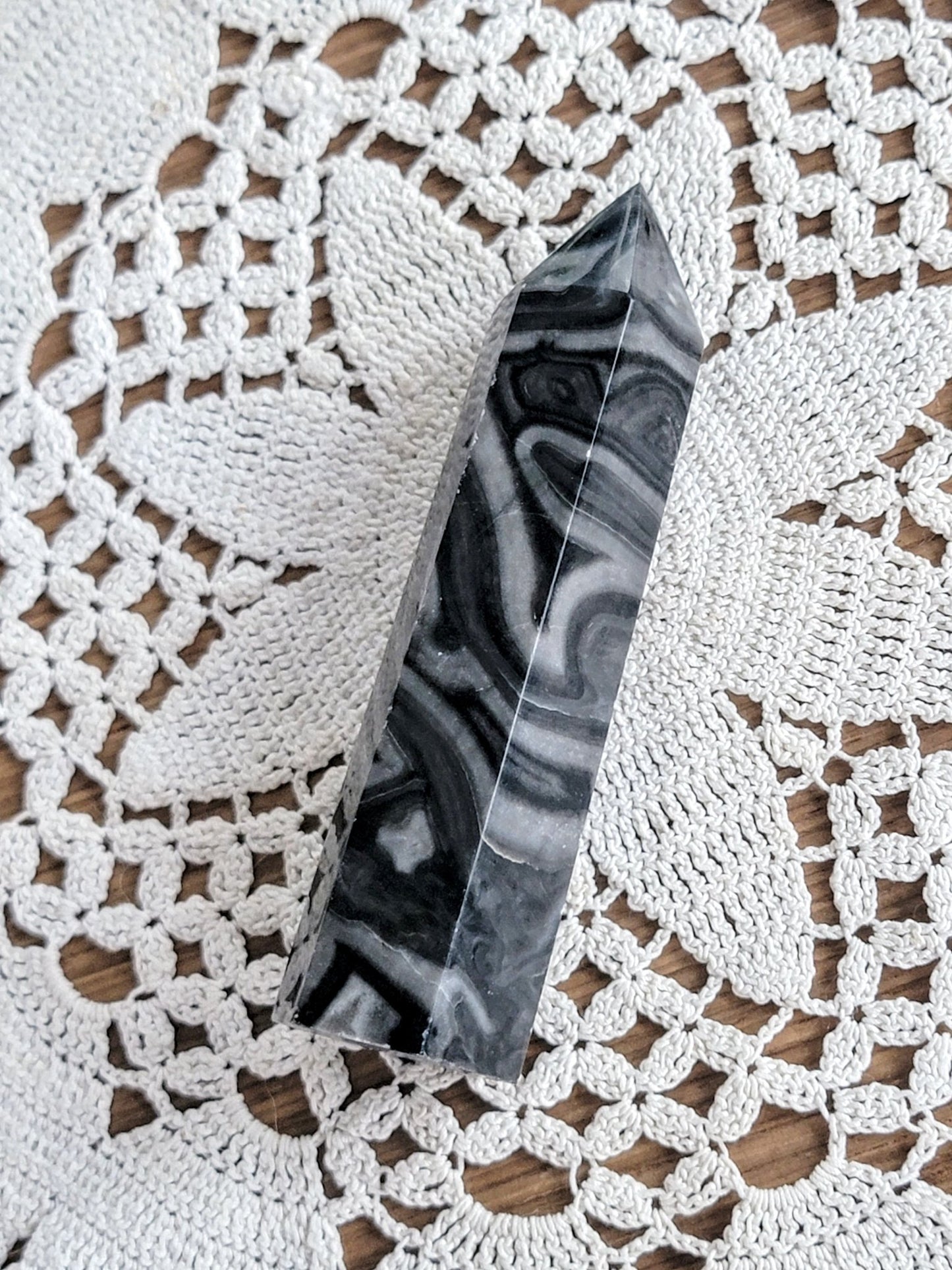 Black & White Picasso Jasper - Smash's Stashes