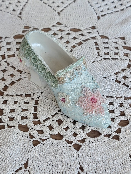 Blue Lace Loe Heel - Smash's Stashes
