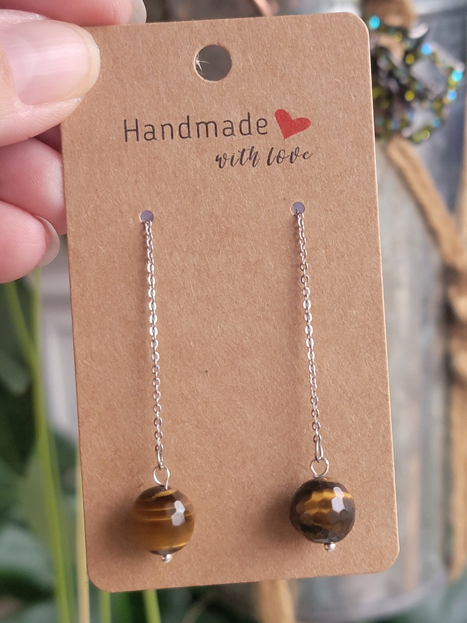 Crystal Ball Earrings - Smash's Stashes