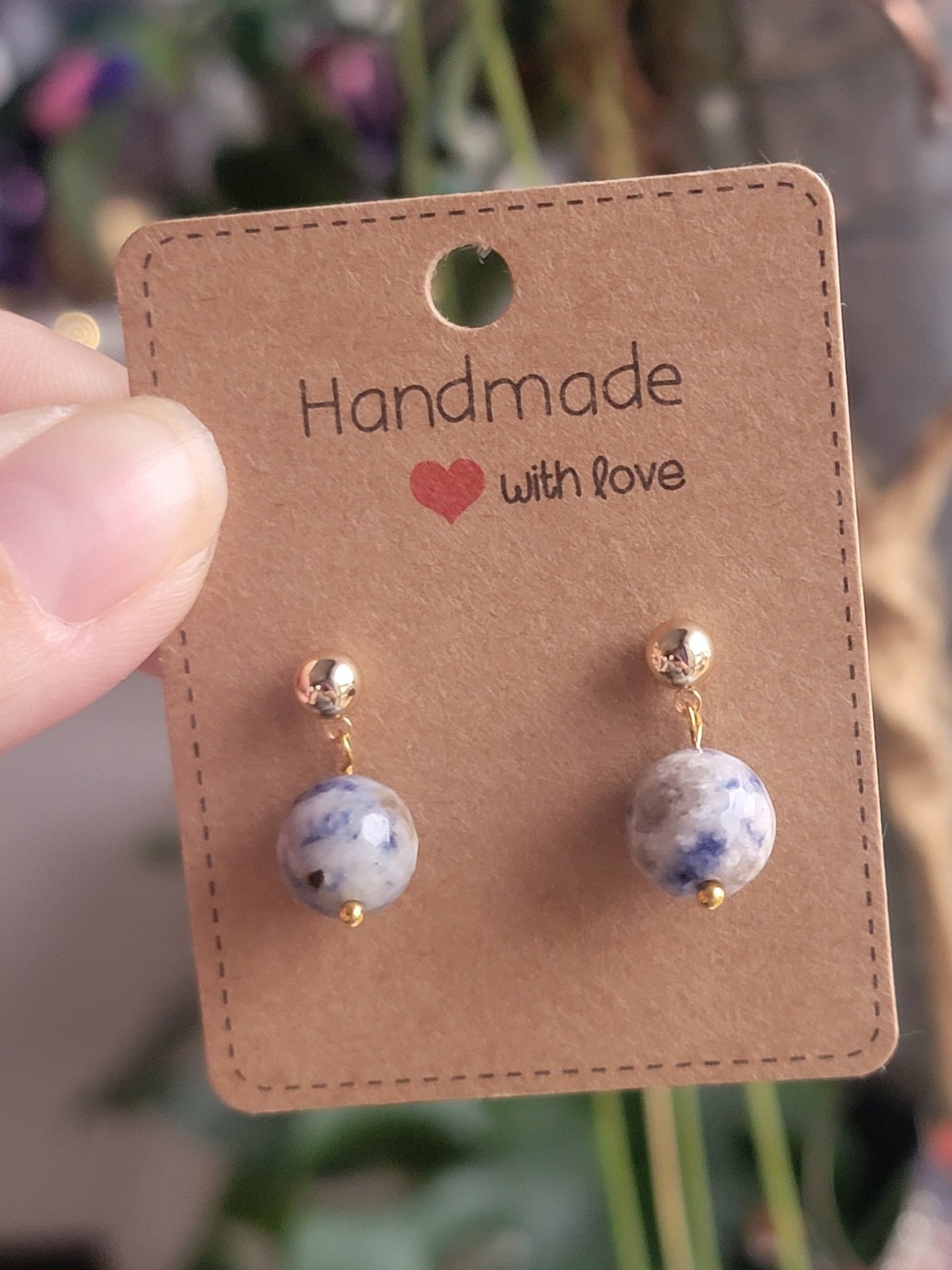 Crystal Ball Earrings - Smash's Stashes