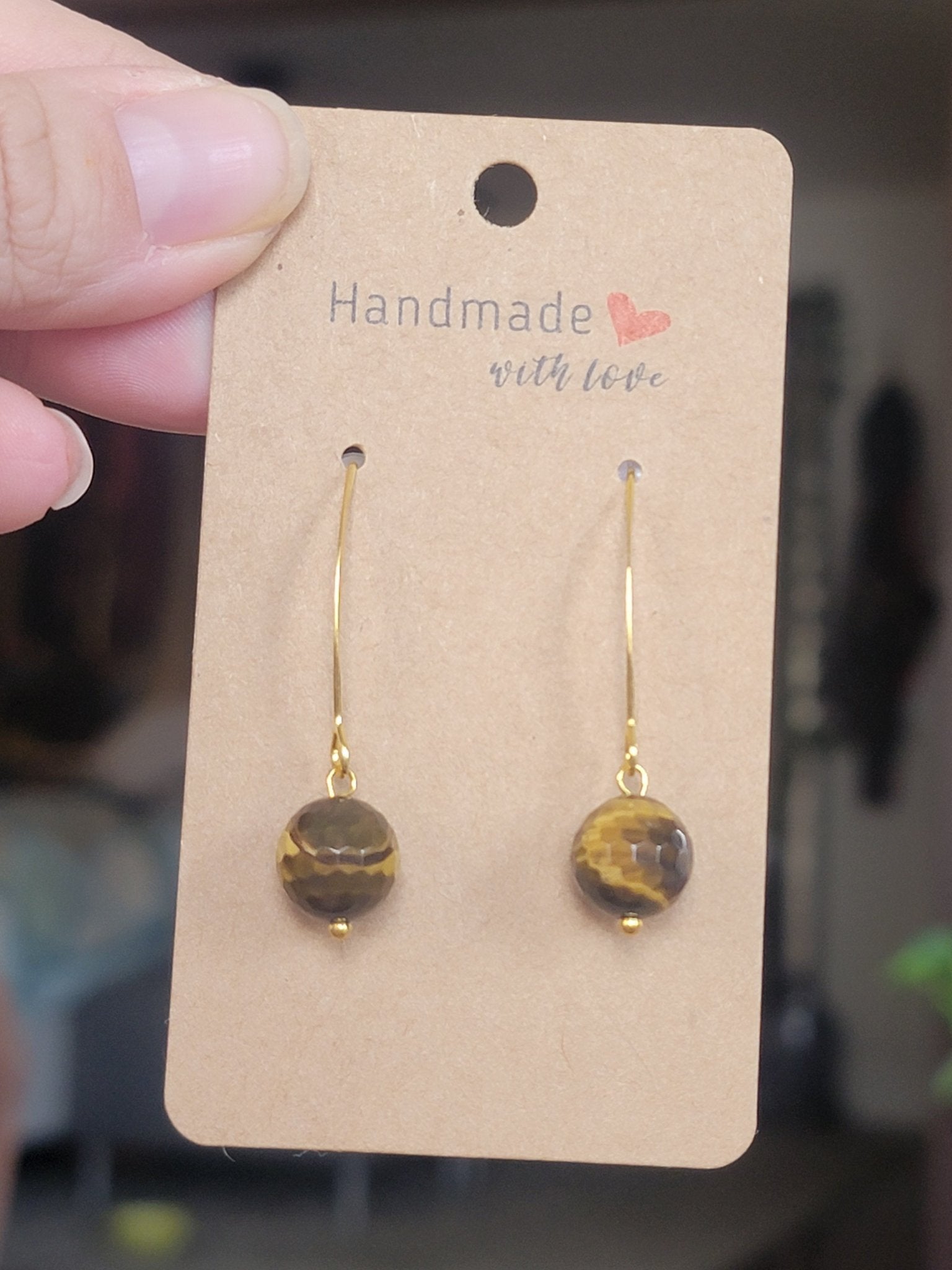 Crystal Ball Earrings - Smash's Stashes