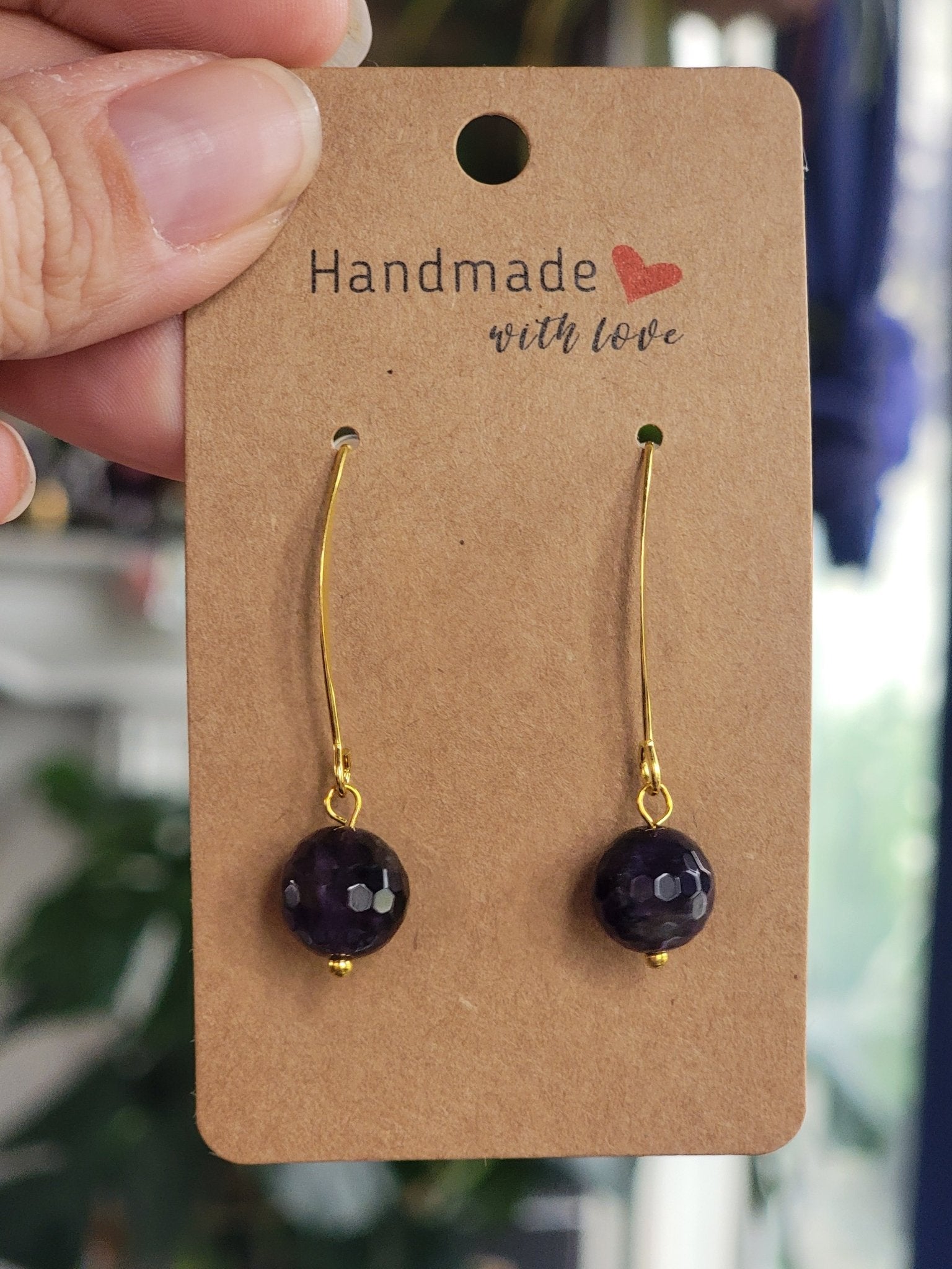 Crystal Ball Earrings - Smash's Stashes