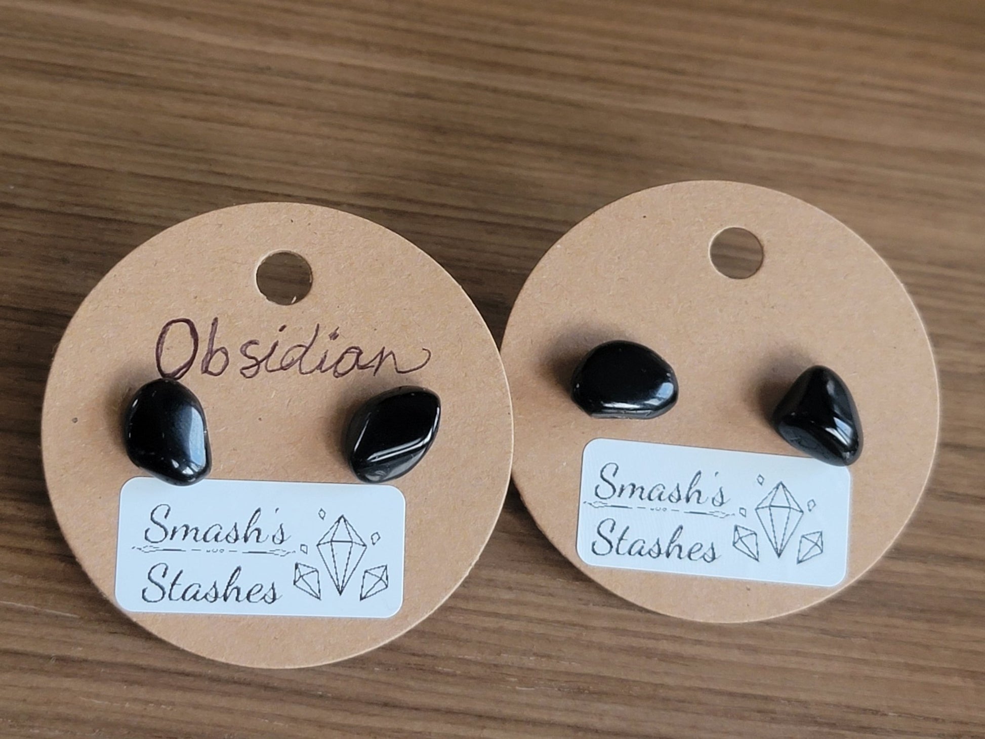 Crystal Chip Studs - Smash's Stashes