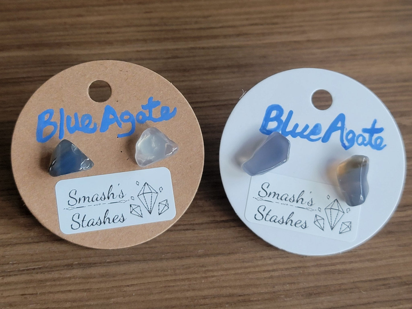 Crystal Chip Studs - Smash's Stashes