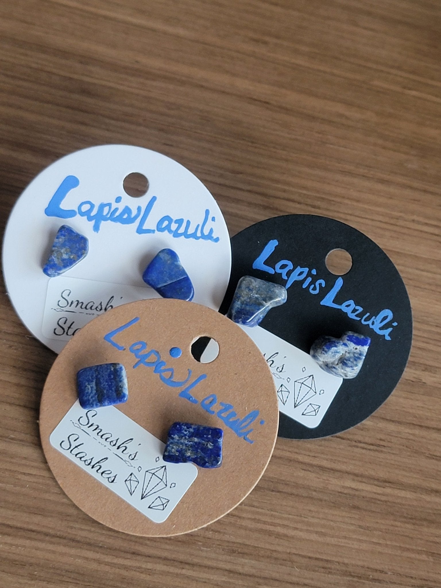 Crystal Chip Studs - Smash's Stashes