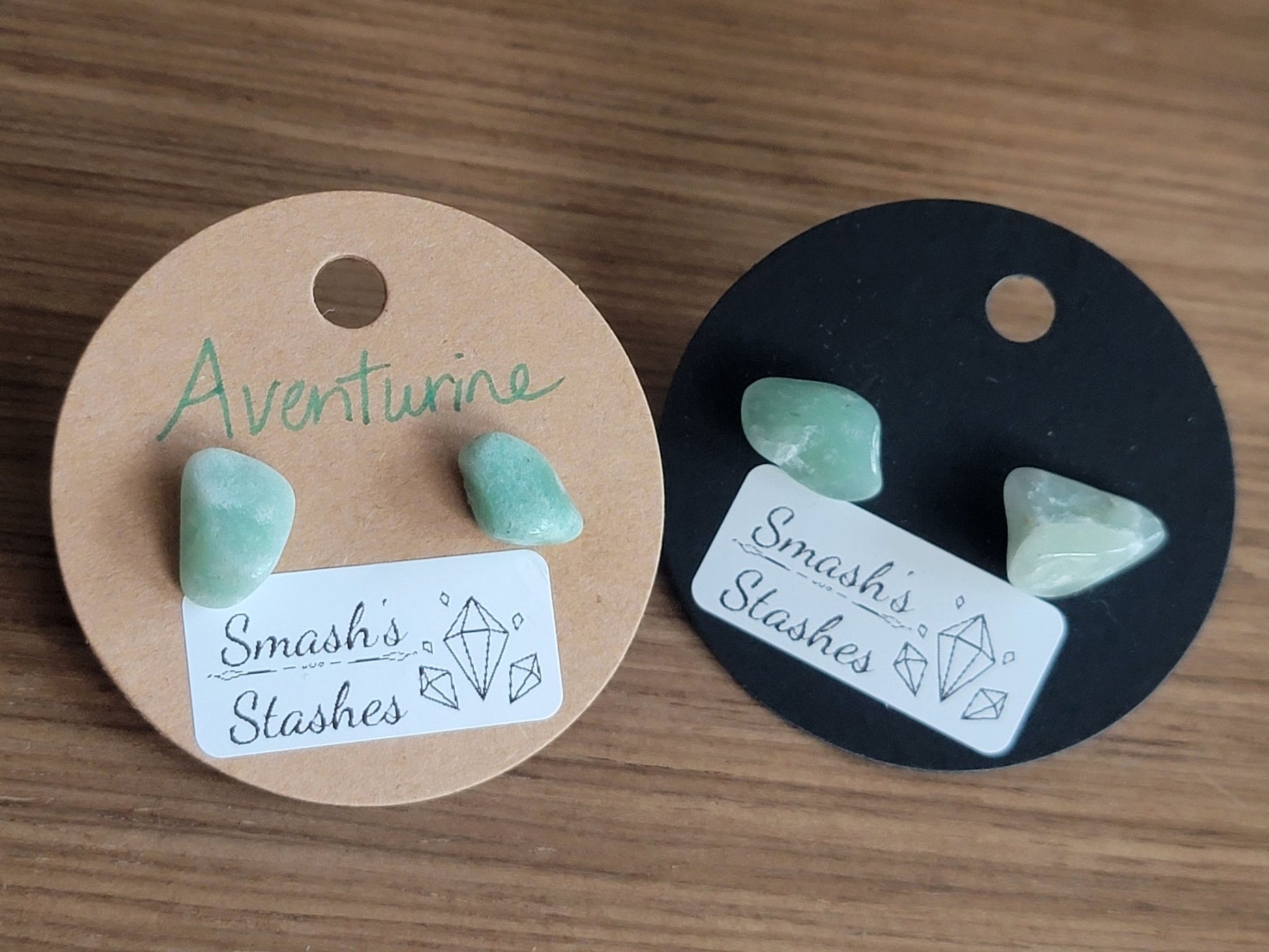 Crystal Chip Studs - Smash's Stashes