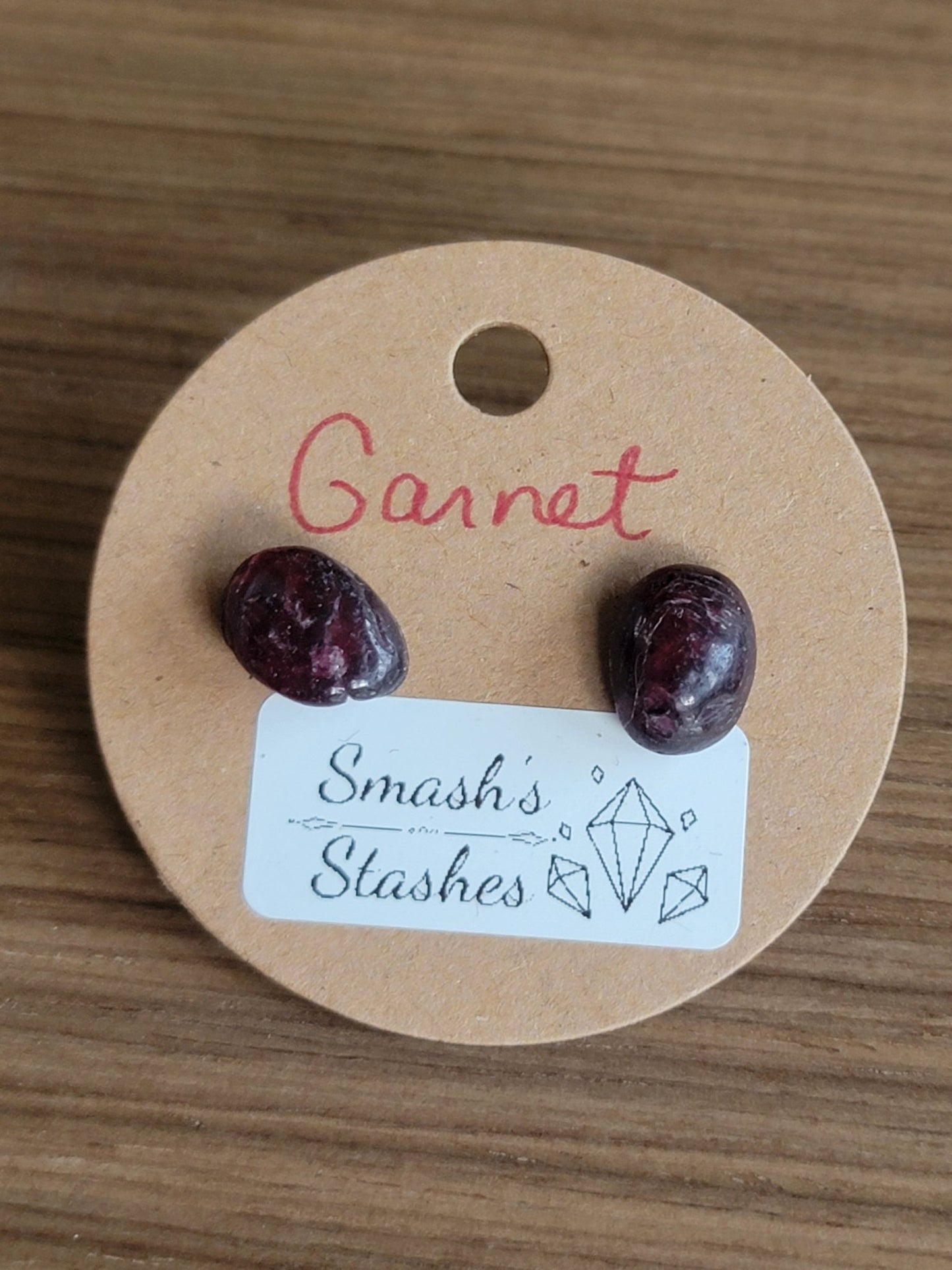Crystal Chip Studs - Smash's Stashes