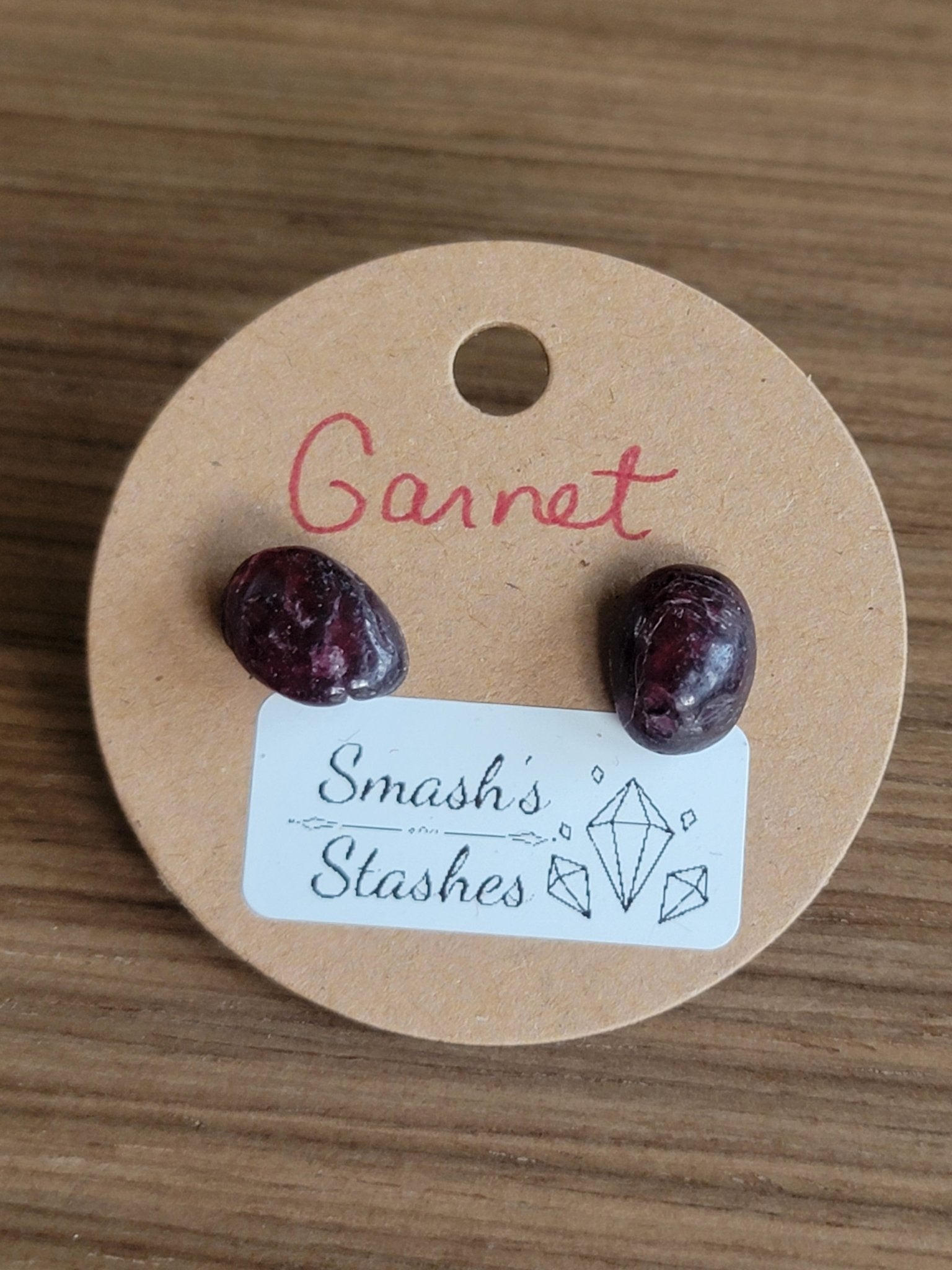 Crystal Chip Studs - Smash's Stashes
