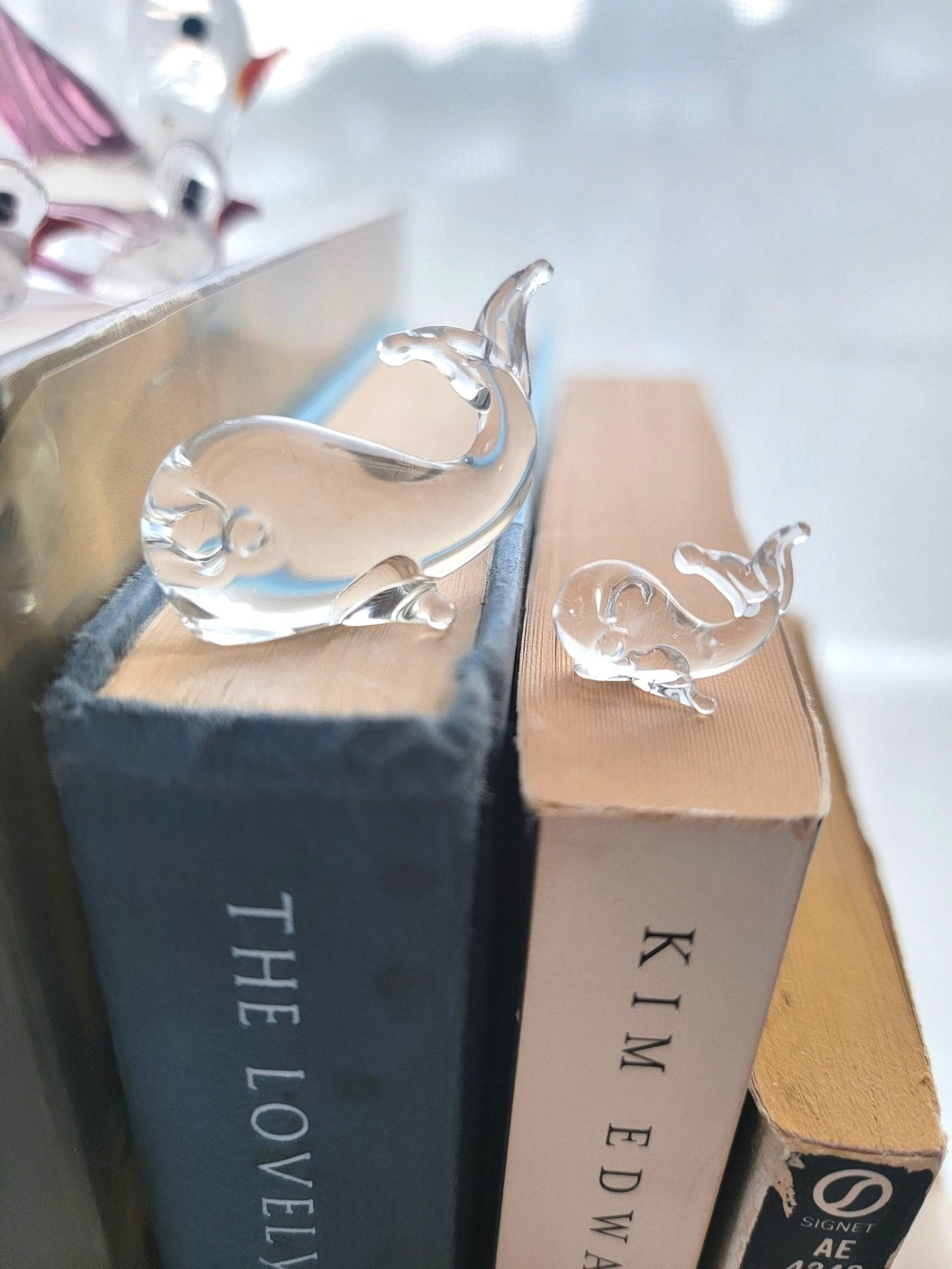 Crystal Whale Mama and Baby - Smash's Stashes