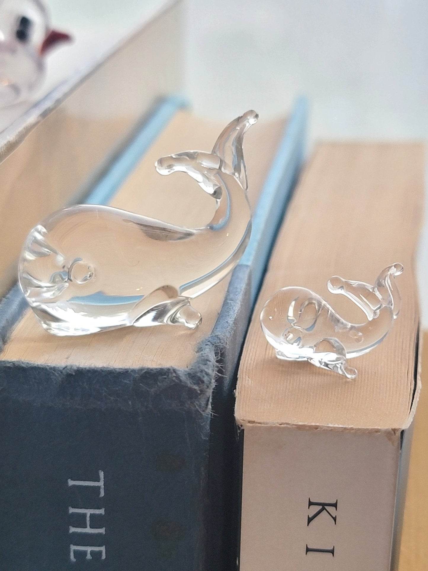 Crystal Whale Mama and Baby - Smash's Stashes