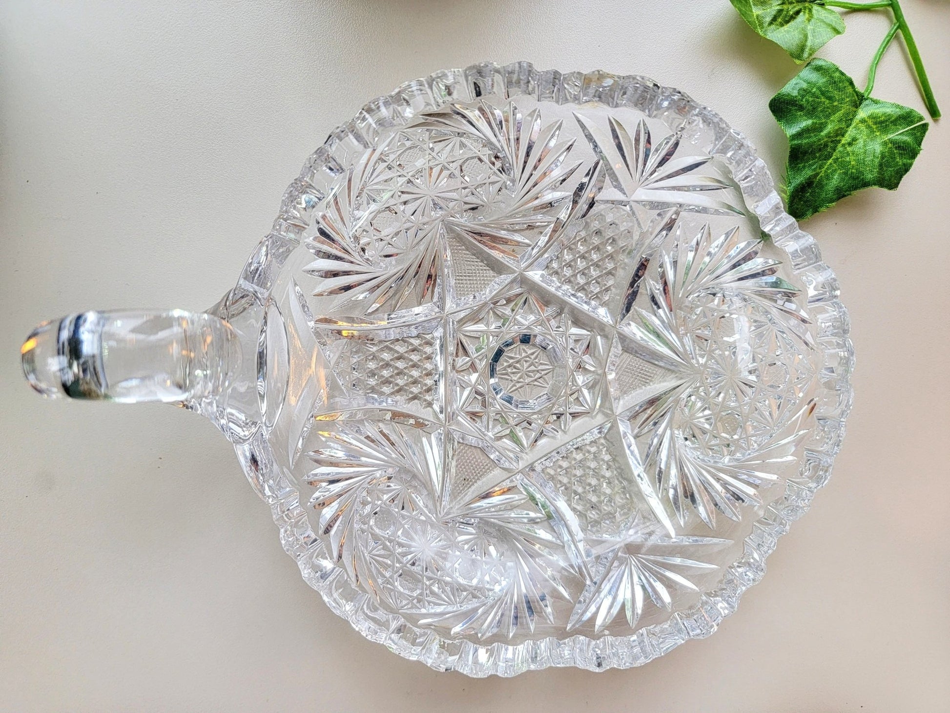 Cut Glass Bon Bon Dish - Smash's Stashes