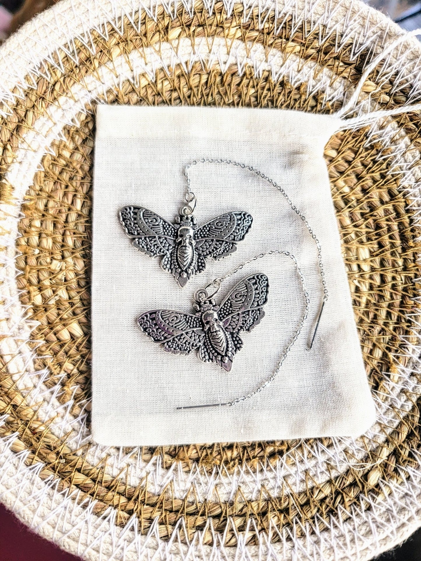 Dead Head Moth Dangles - Smash's Stashes