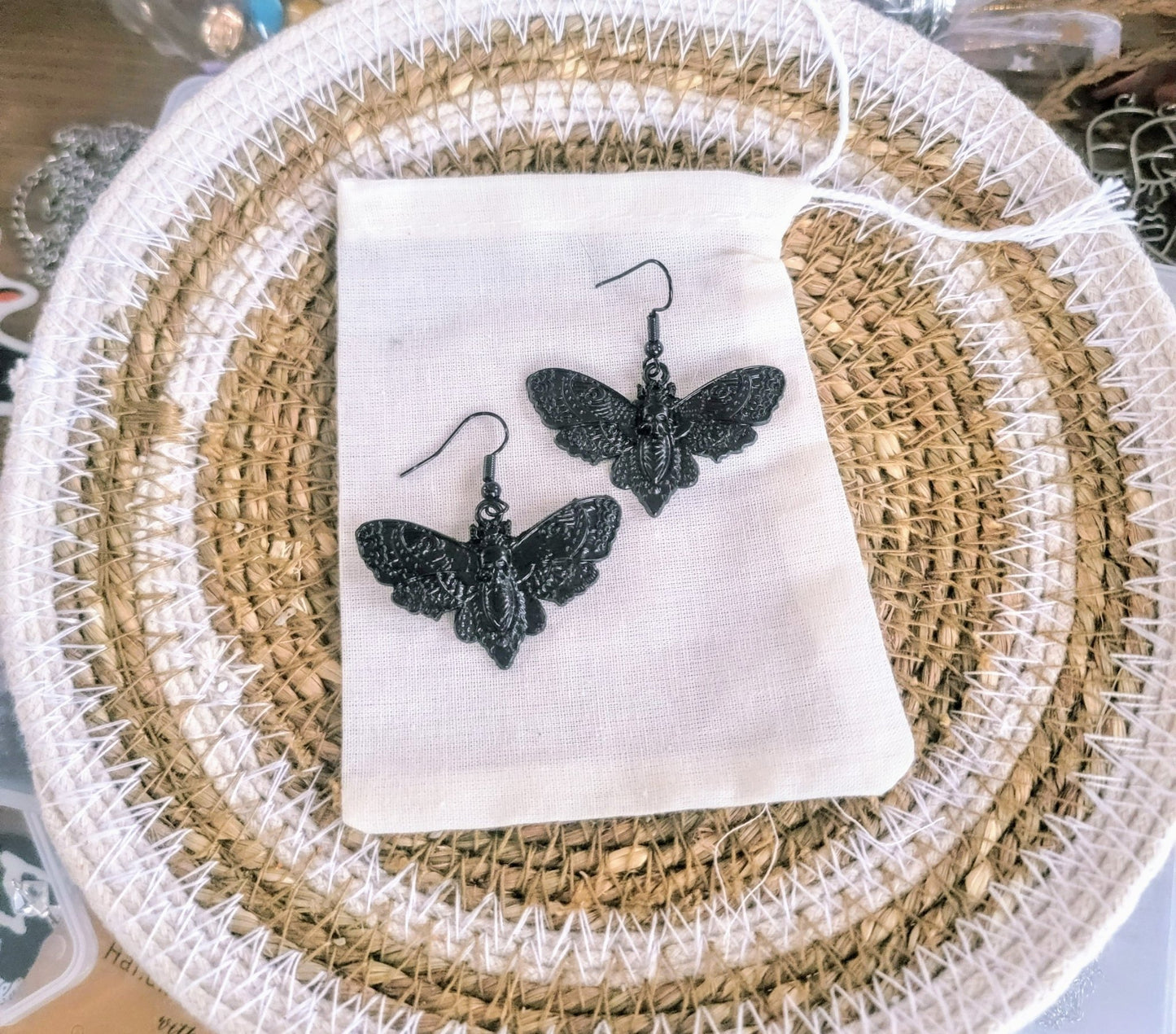 Dead Head Moth Dangles - Smash's Stashes
