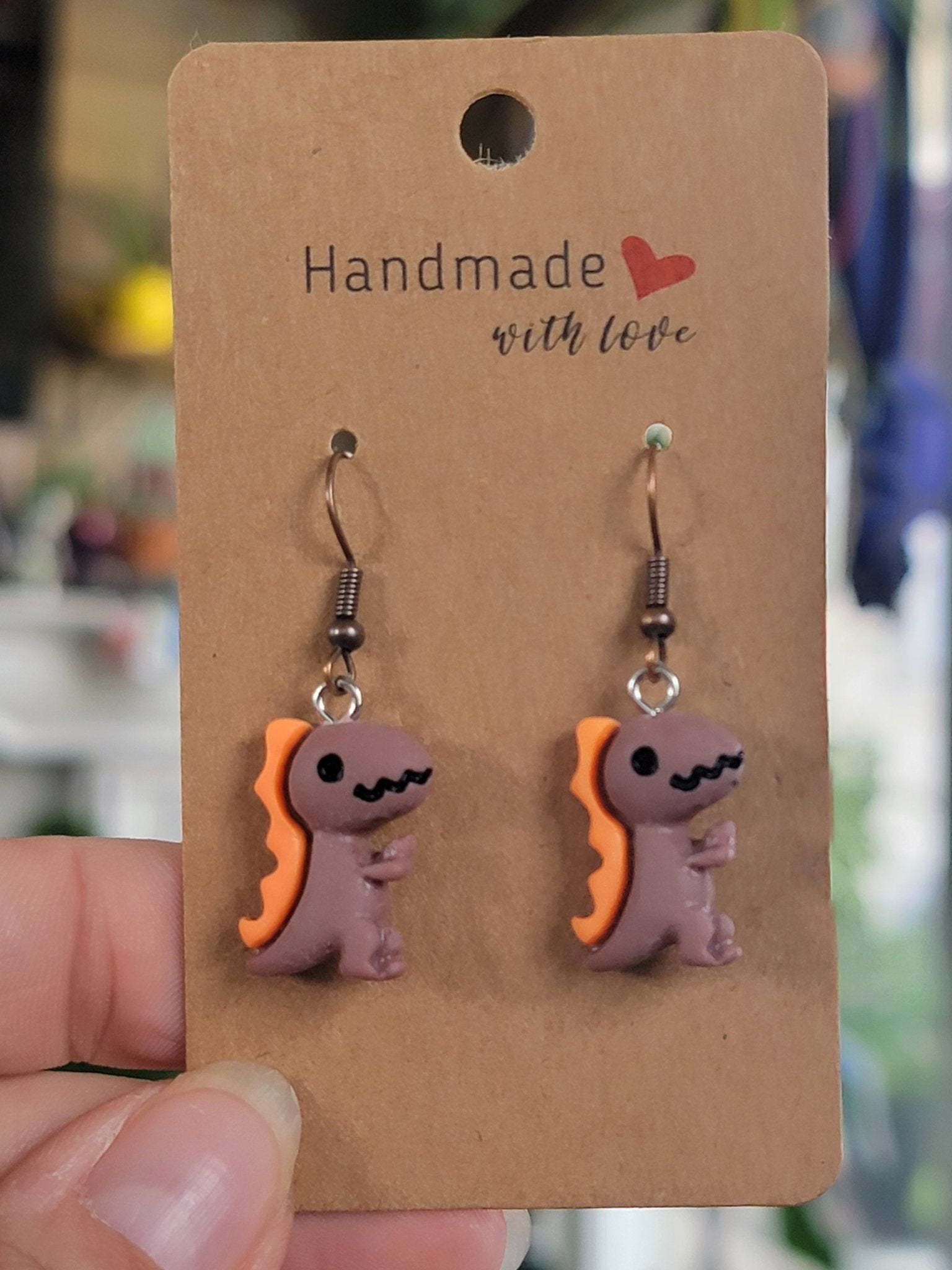 Dino Charm Earrings - Smash's Stashes