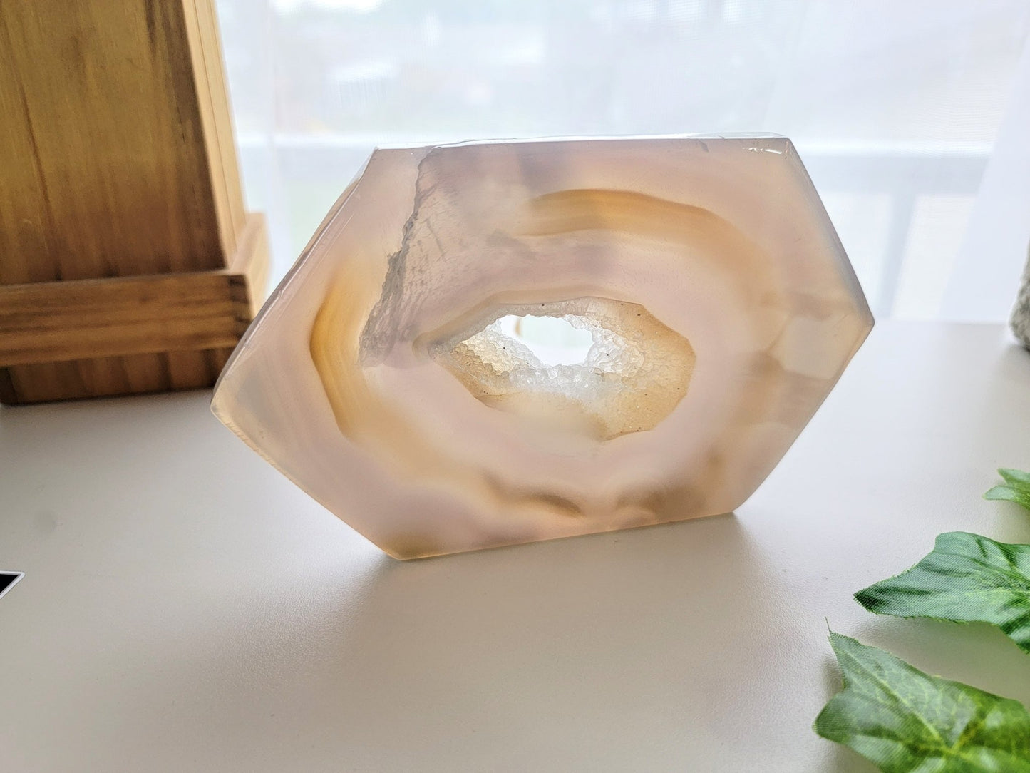 Druzy Agate Hexagon - Smash's Stashes