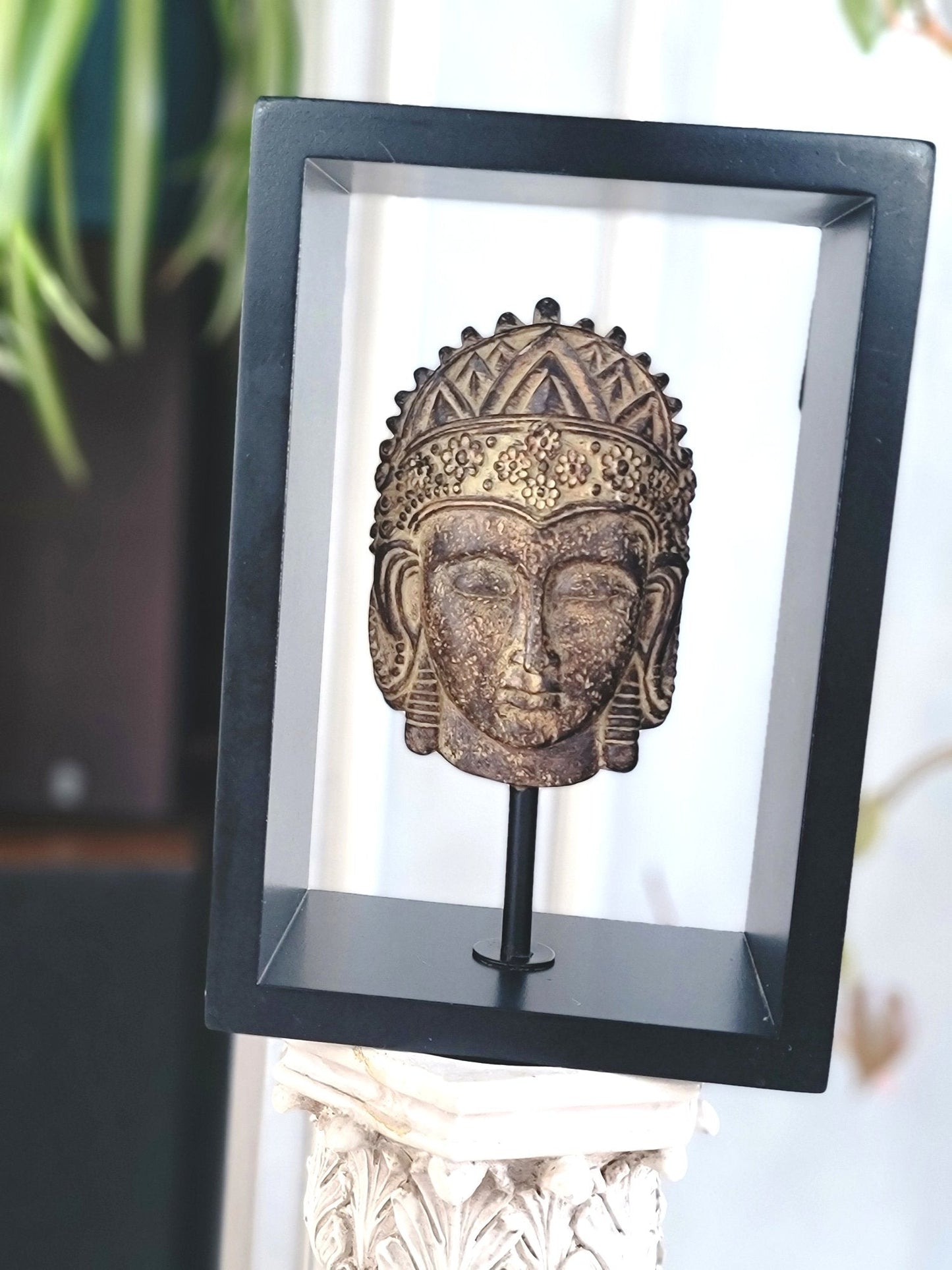 Framed Buddha Sculpture - Smash's Stashes