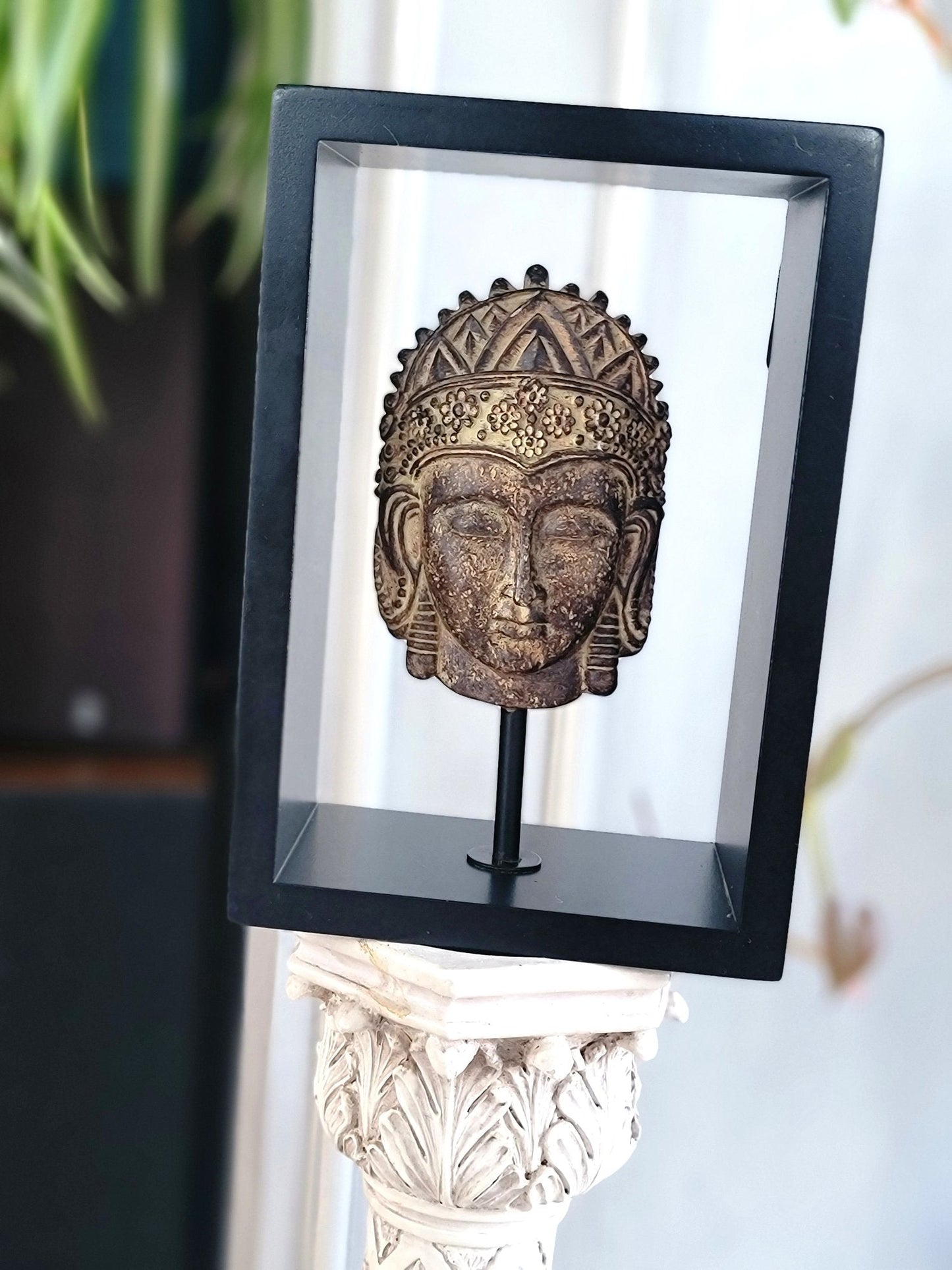 Framed Buddha Sculpture - Smash's Stashes