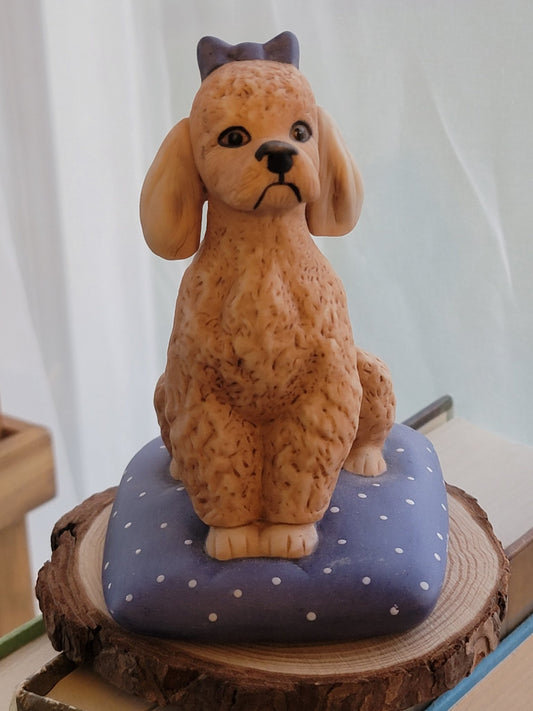 Franklin Mint 1987 Poodle - Smash's Stashes