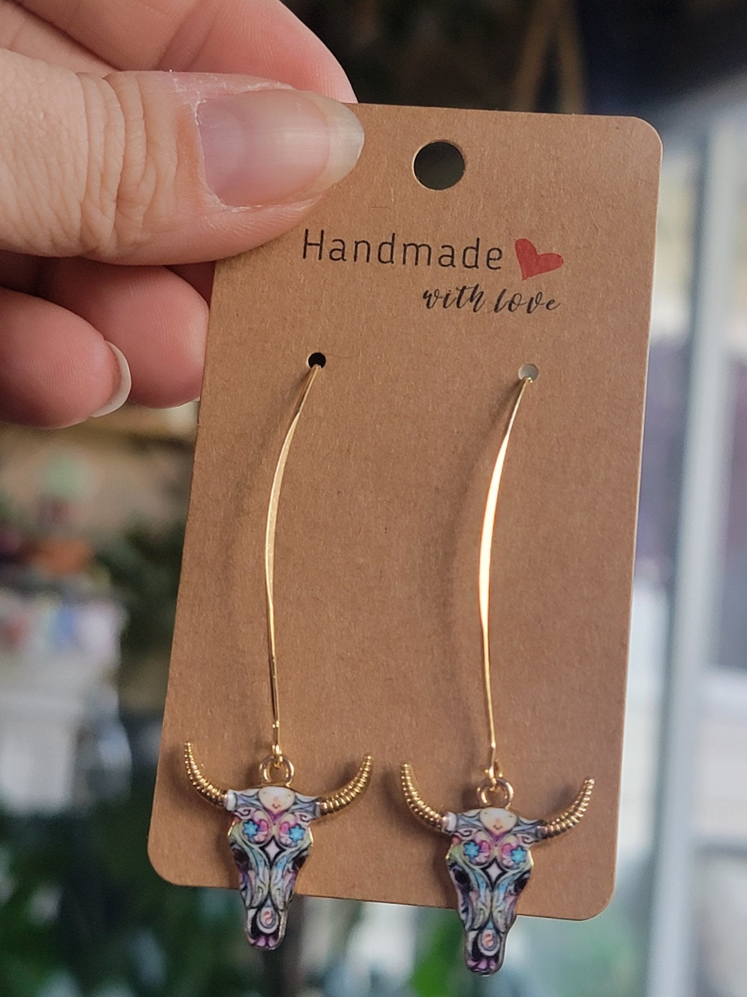 Golden Cow Earrings - Smash's Stashes