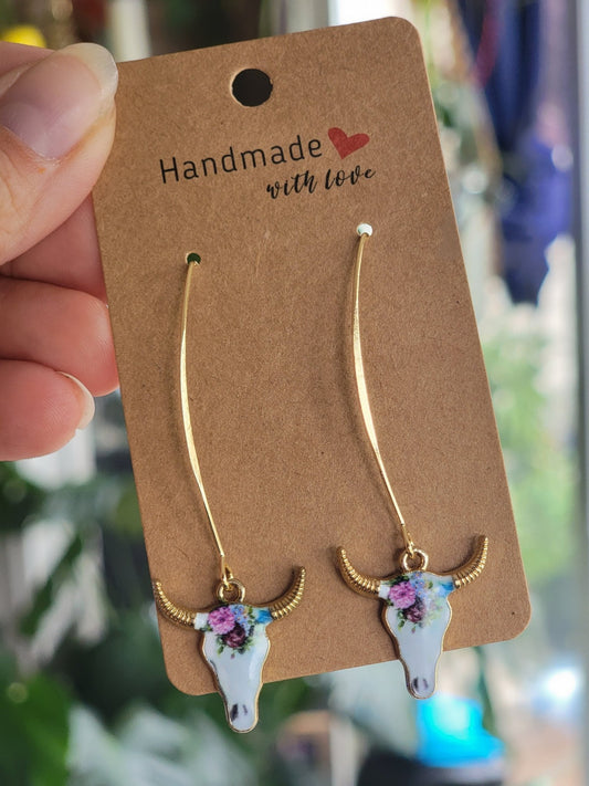 Golden Cow Earrings - Smash's Stashes