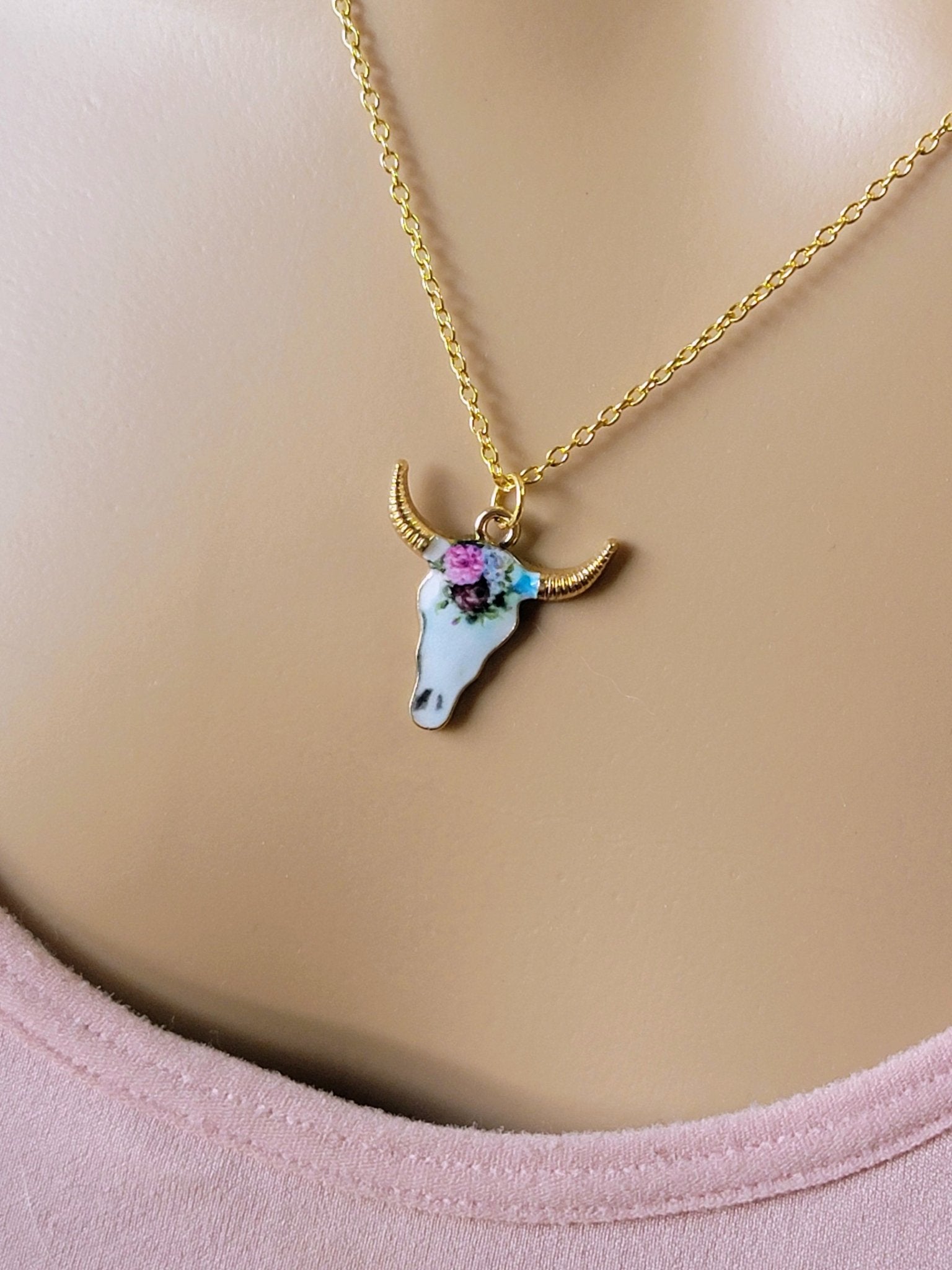 Golden Cow Necklace - Smash's Stashes
