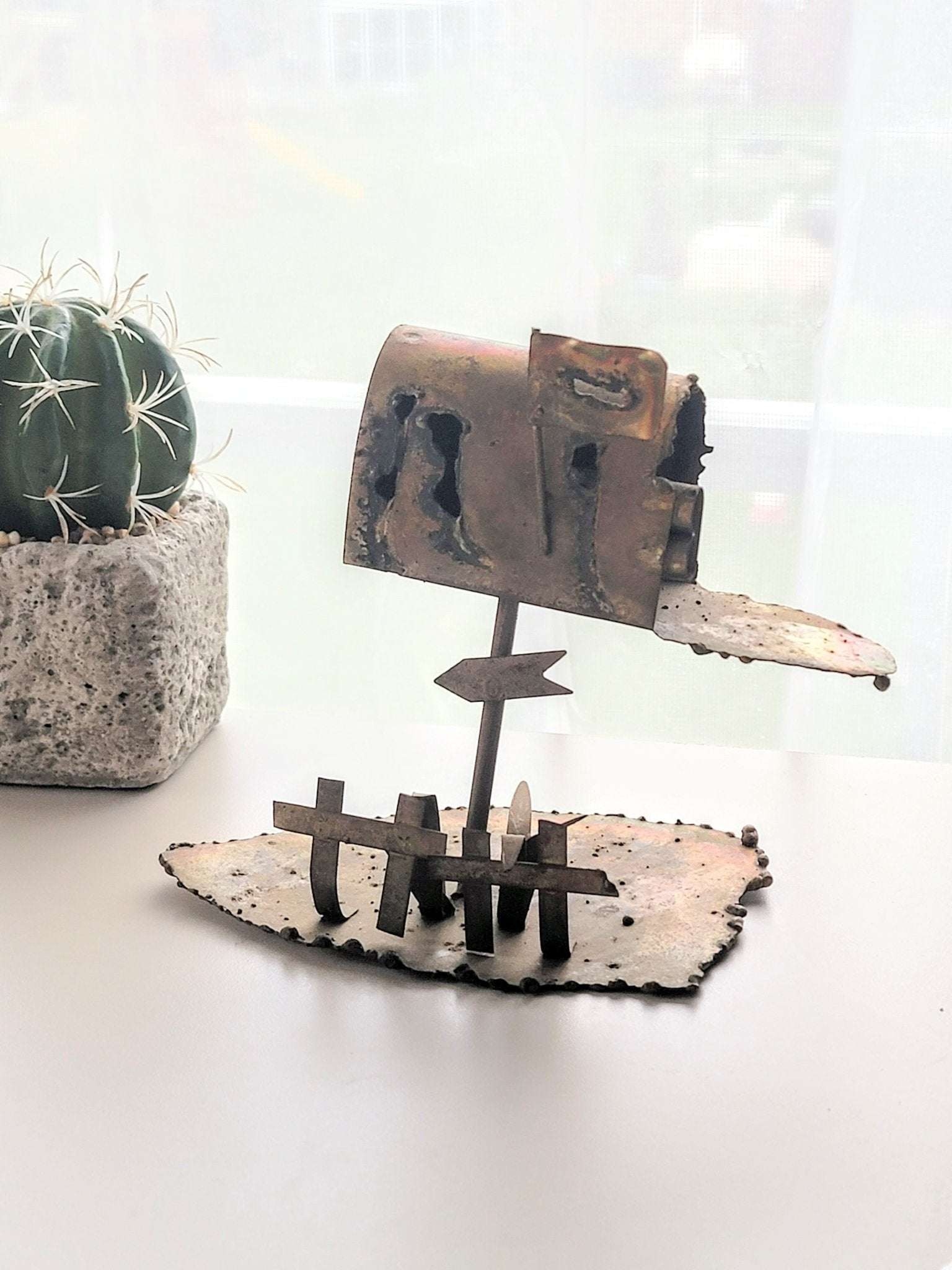 Haggard Metal Mailbox - Smash's Stashes