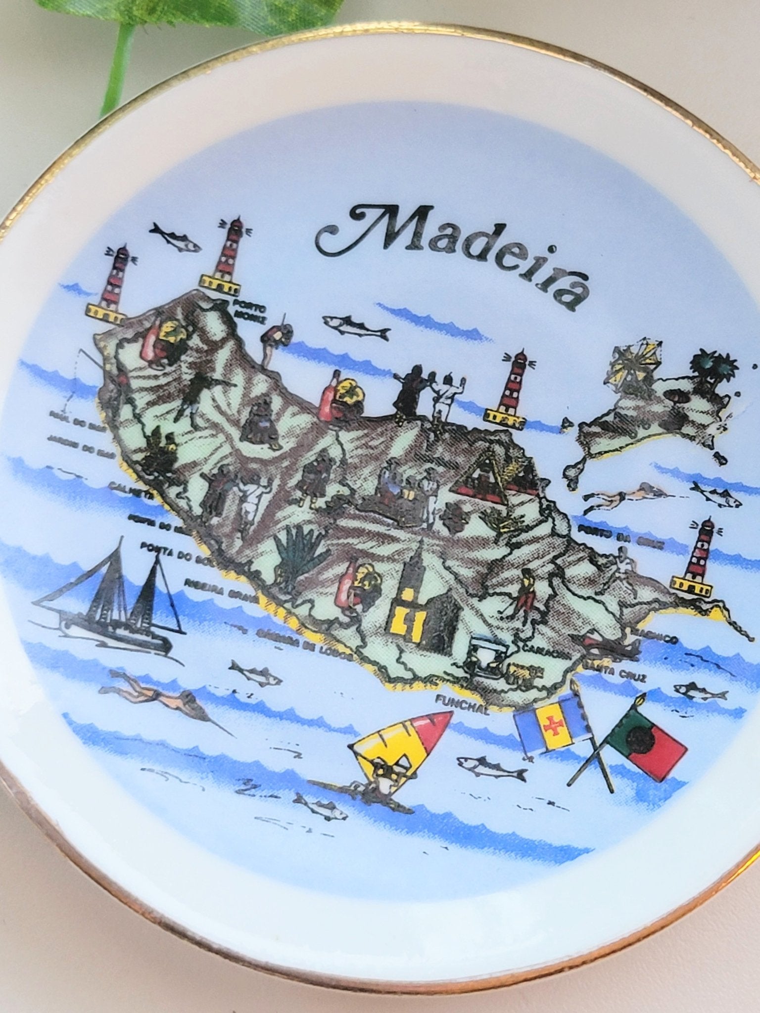 Madeira Map Plate - Smash's Stashes