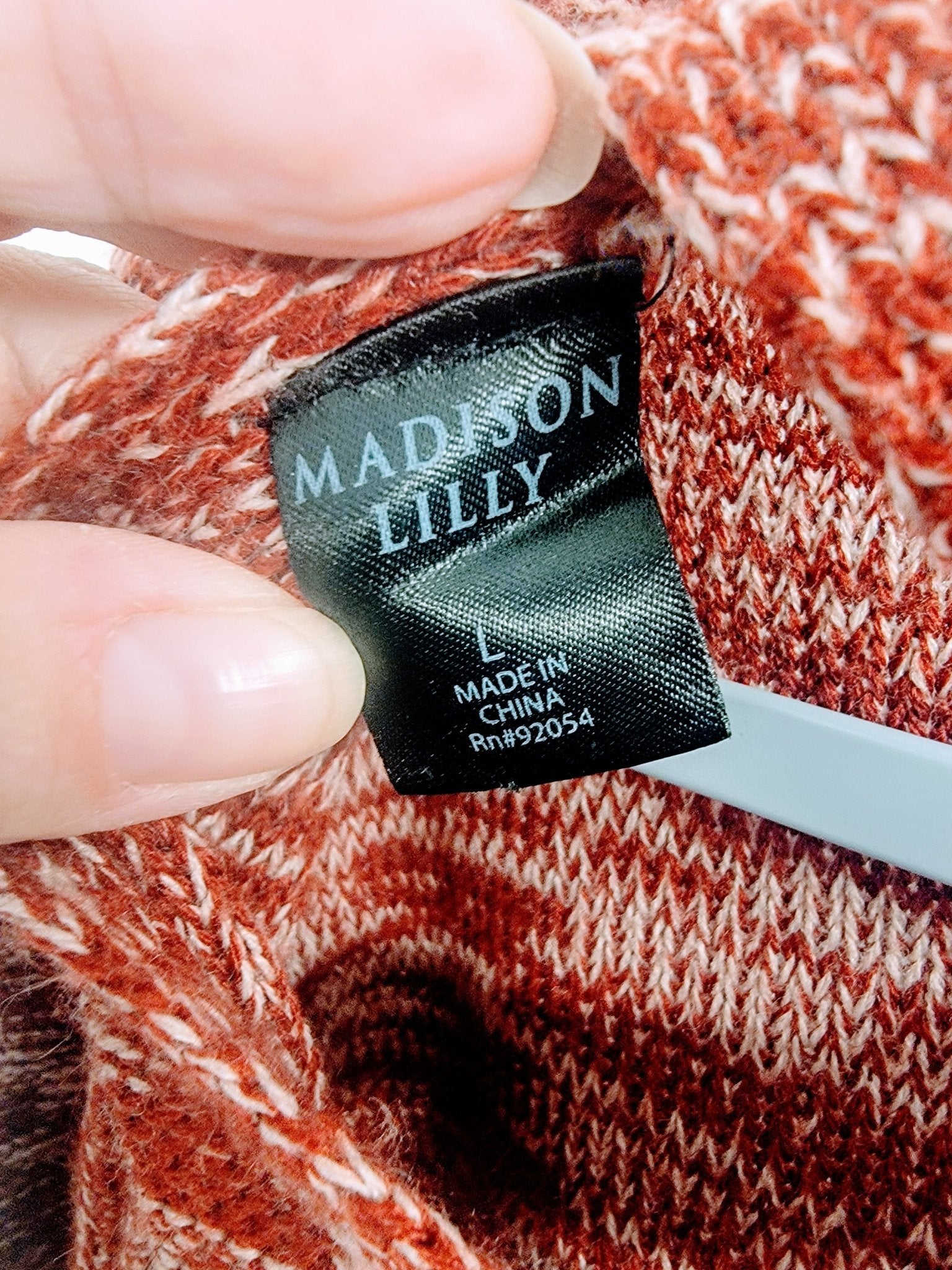 Madison Lilly Crisscross back Sweater - Smash's Stashes