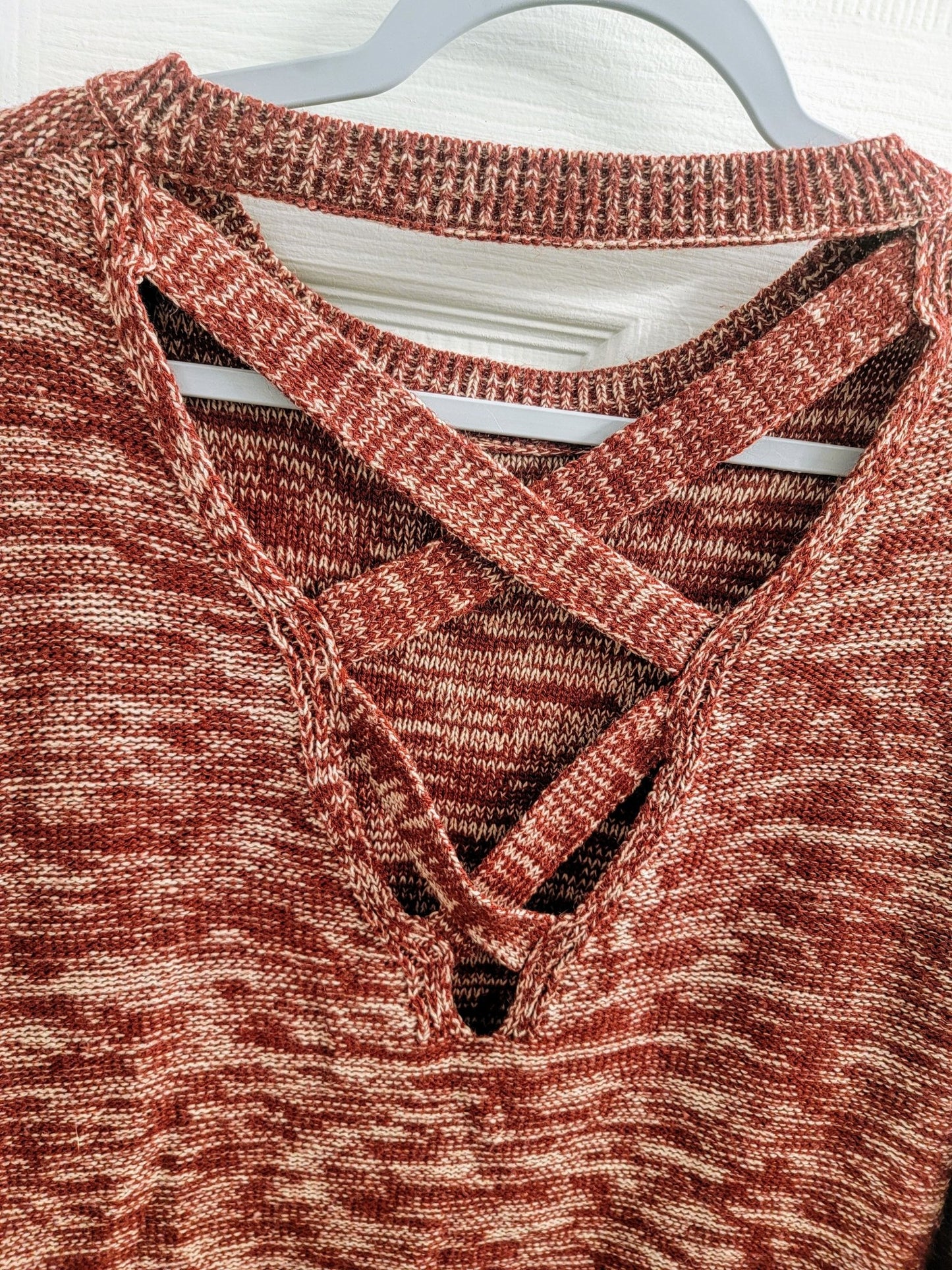 Madison Lilly Crisscross back Sweater - Smash's Stashes