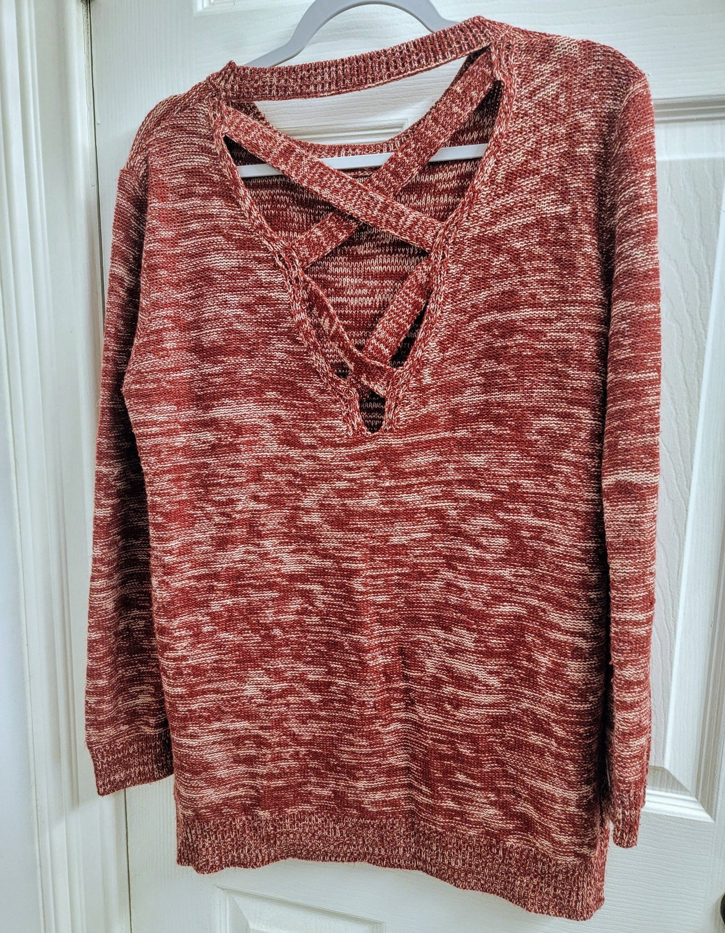 Madison Lilly Crisscross back Sweater - Smash's Stashes
