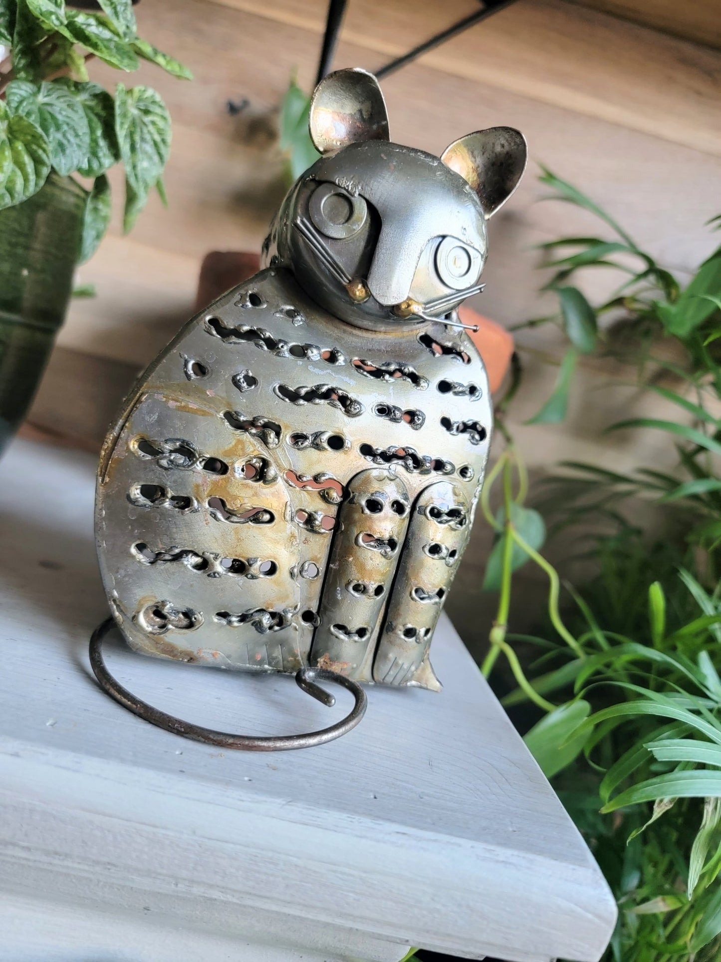 Metal Cat Votive - Smash's Stashes