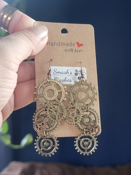 Metal Gear Earrings - Smash's Stashes