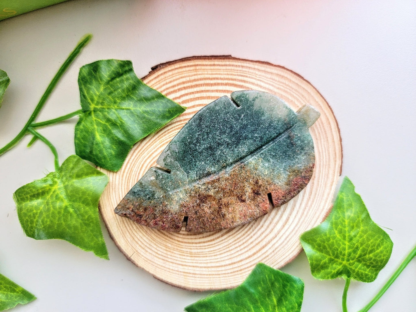 Moss Agate Leaf - Smash's Stashes