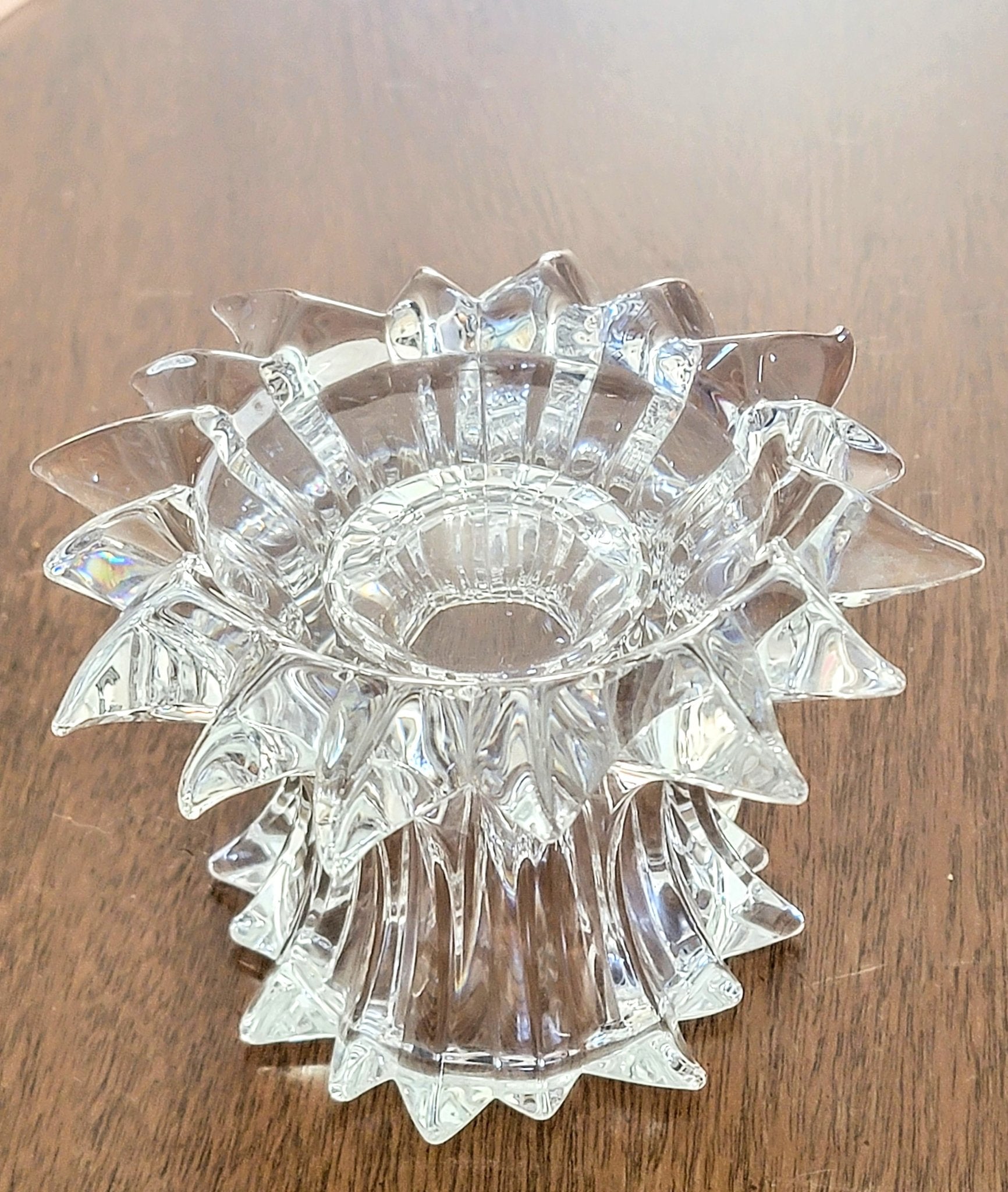 Reversable Glass Starburst Votive - Smash's Stashes