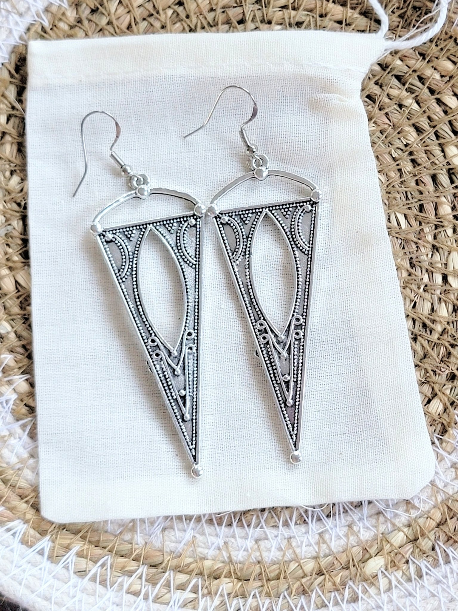 Silver Charm Earrings - Smash's Stashes