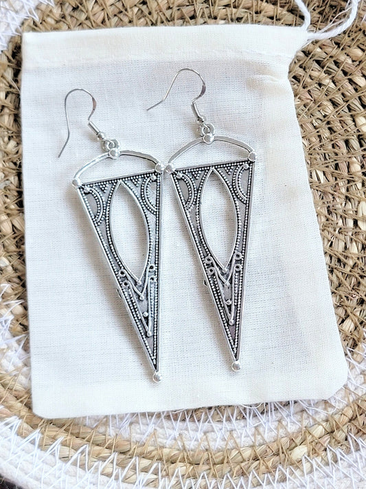 Silver Charm Earrings - Smash's Stashes