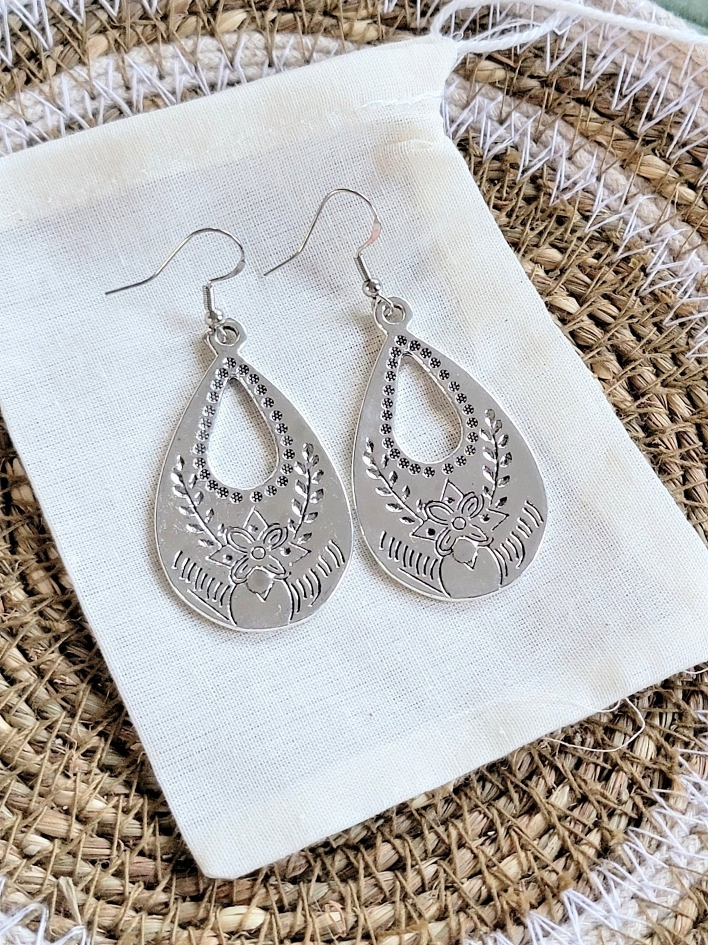Silver Charm Earrings - Smash's Stashes