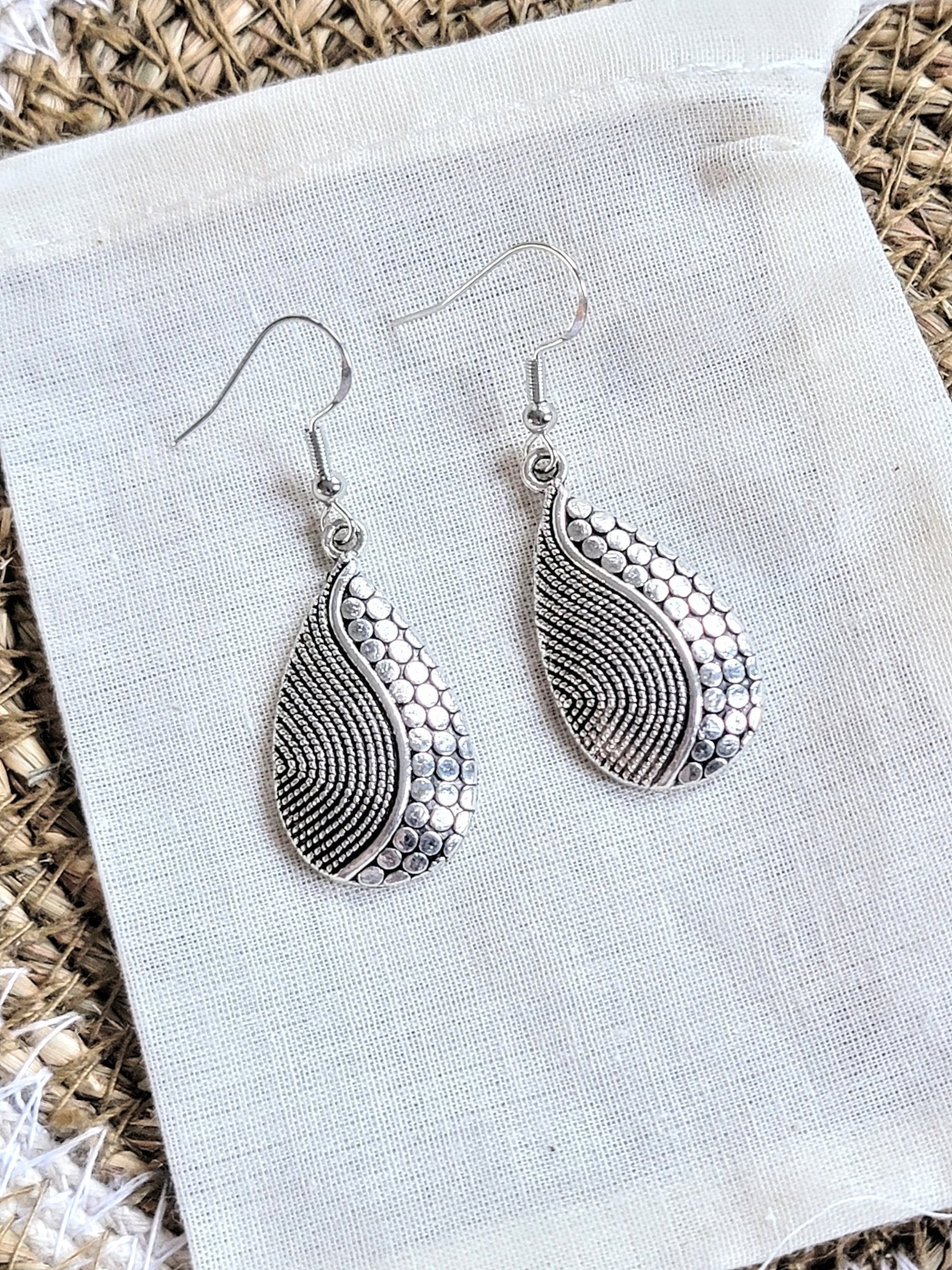 Silver Charm Earrings - Smash's Stashes