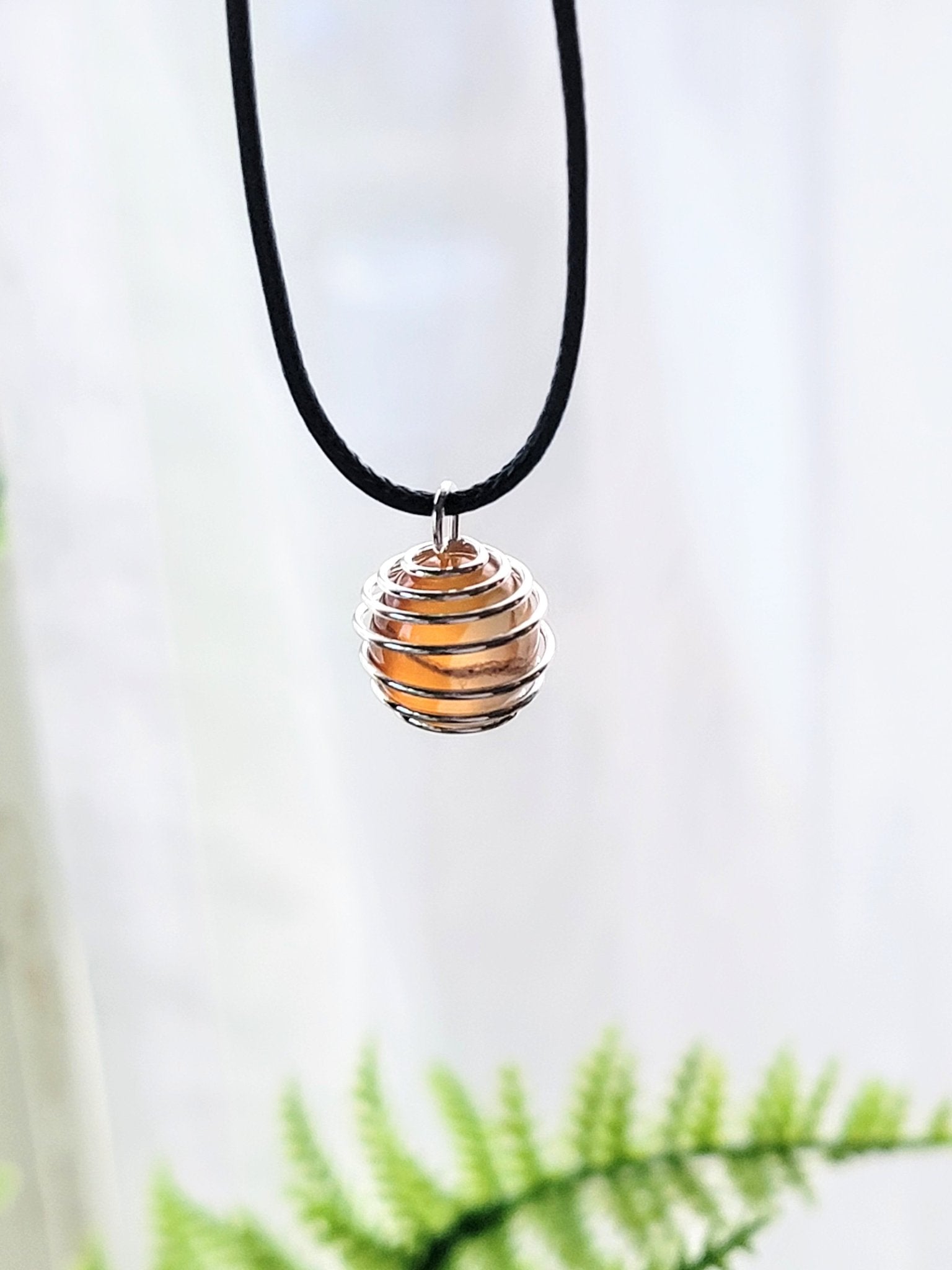 Silver Crystal Cage Necklace - Smash's Stashes