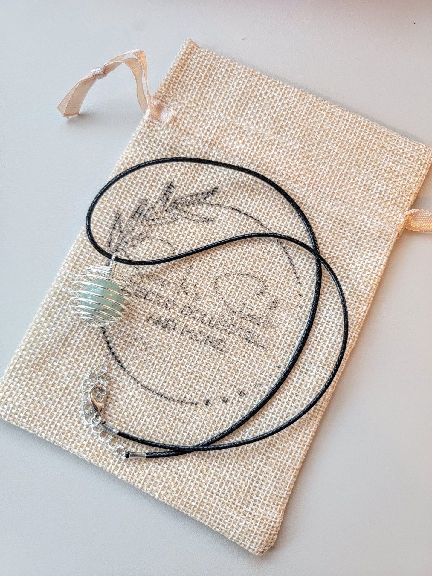 Silver Crystal Cage Necklace - Smash's Stashes