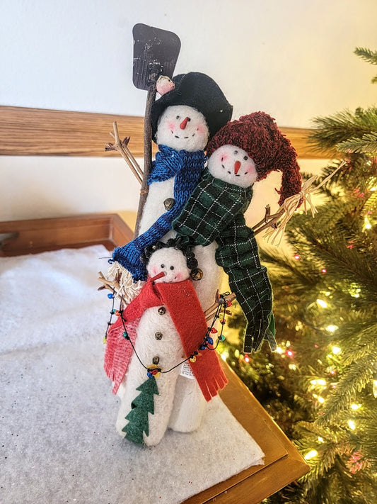 Snowman Family of 3 - Smash's Stashes